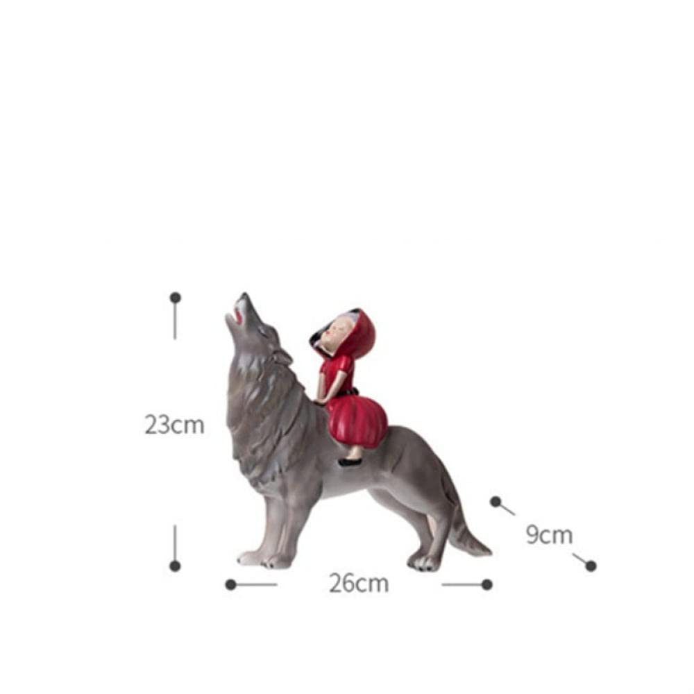 Nordic Cute Girl Outdoor Statue - Resin Cartoon Character Sculpture for Home & Garden Decor | Perfect for Patio, Lawn, and Living Room Decoration