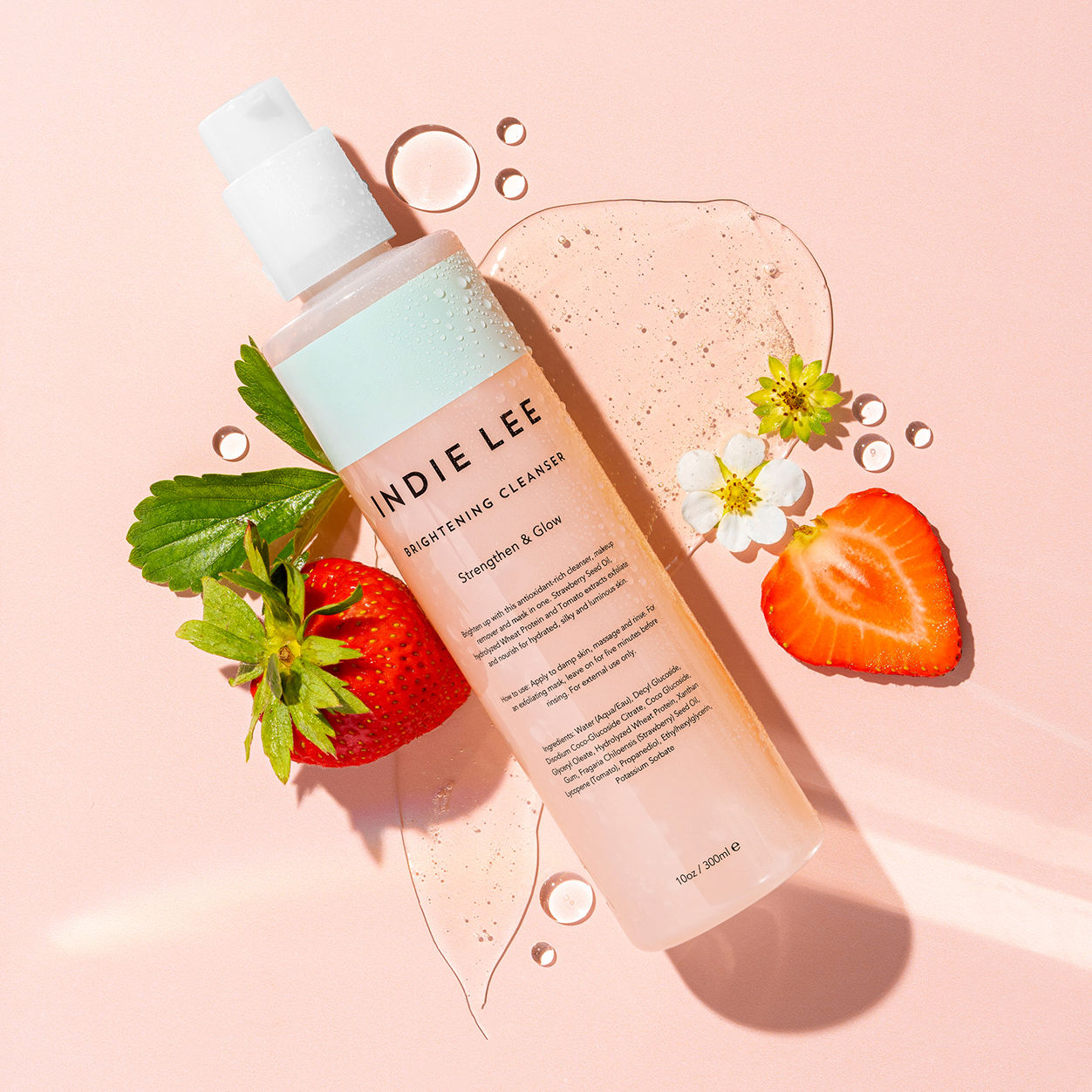 Brightening Facial Cleanser for Glowing Skin - Gentle Exfoliating & Hydrating Face Wash for Daily Skincare Routine