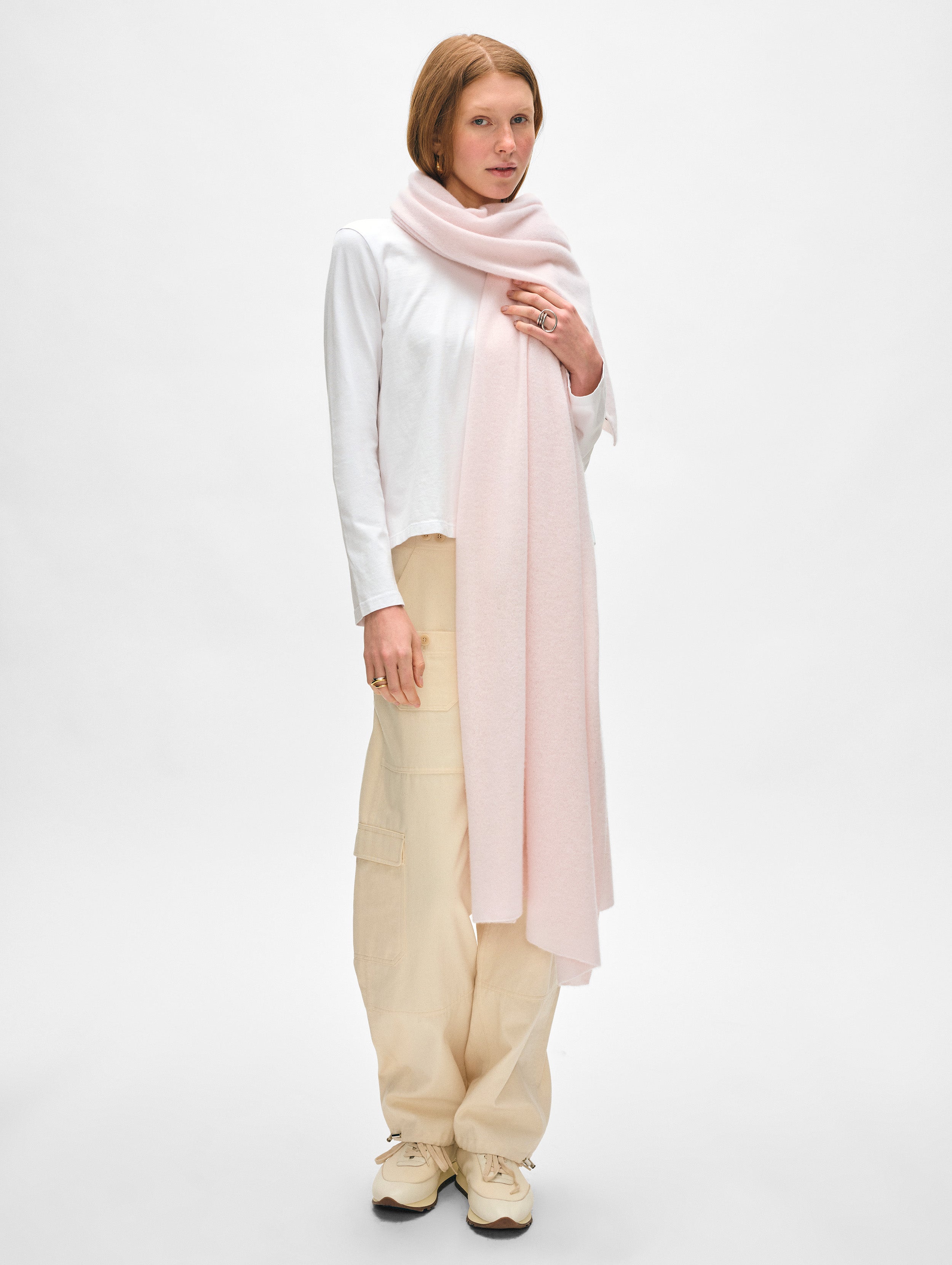 Luxury Cashmere Travel Wrap for Women - Soft & Warm Winter Shawl - Perfect for Airplane, Office & Home Use