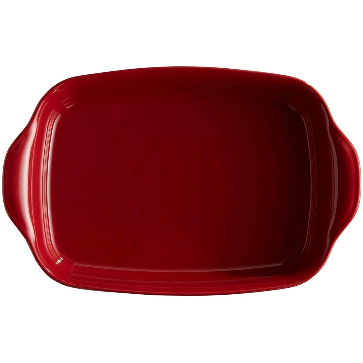 Emile Henry 16.5 x 10.6 Inch Large Rectangular Ceramic Baking Dish - Ultime Collection in Burgundy | Oven Safe, Perfect for Casseroles, Lasagna & Roasting