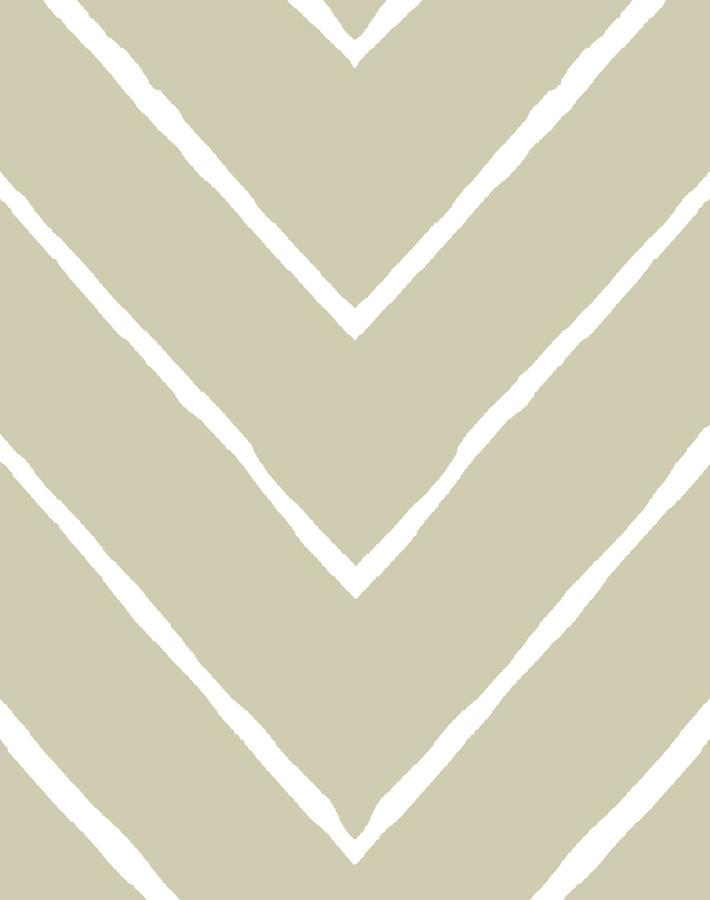 Frances Chevron Wallpaper by Wallshoppe - Modern Geometric Peel & Stick Wallpaper for Nursery, Bedroom, or Living Room Decor - Safari Inspired Home Design