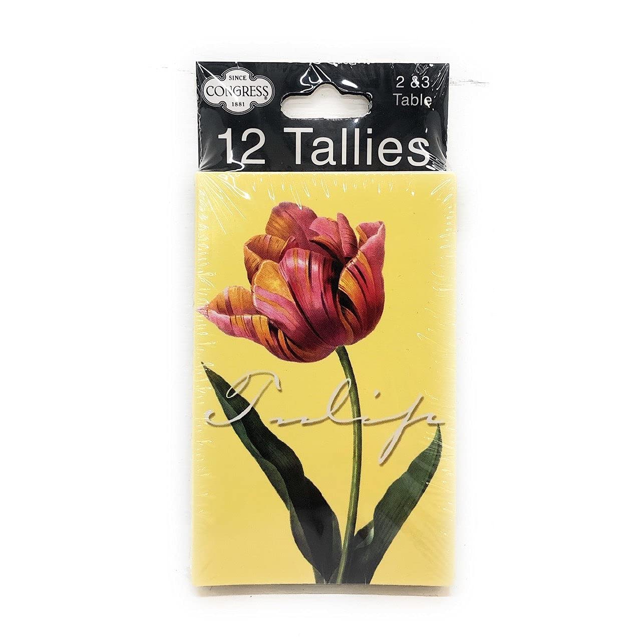 Congress Tulips Playing Cards - Premium Poker Deck for Card Games, Magic Tricks & Collectors - Elegant Floral Design for Home, Parties & Gifts