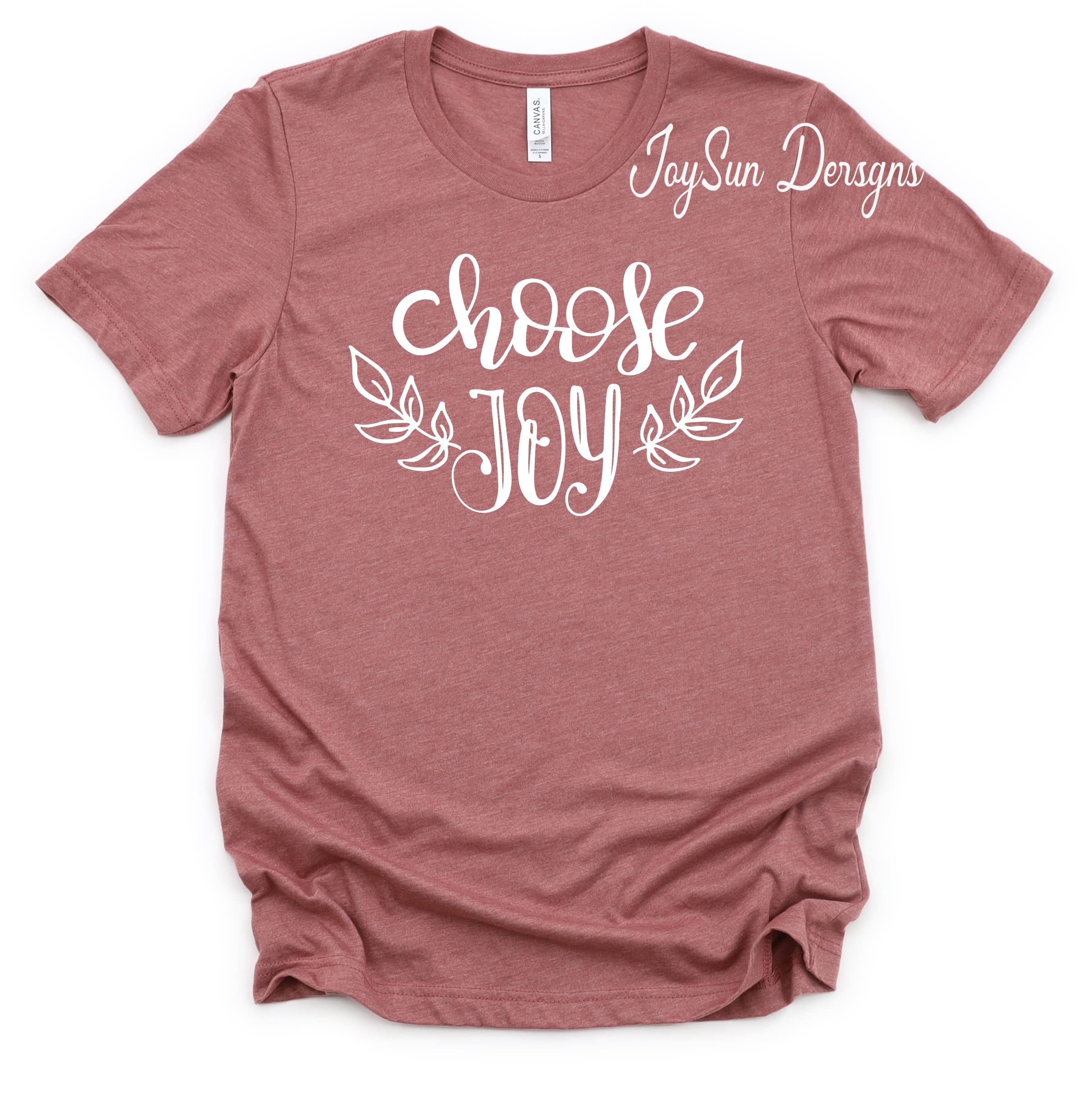 Choose Joy Christian T-Shirt - Inspirational Worship Tee for Women & Moms - Perfect for Church, Bible Study & Daily Encouragement