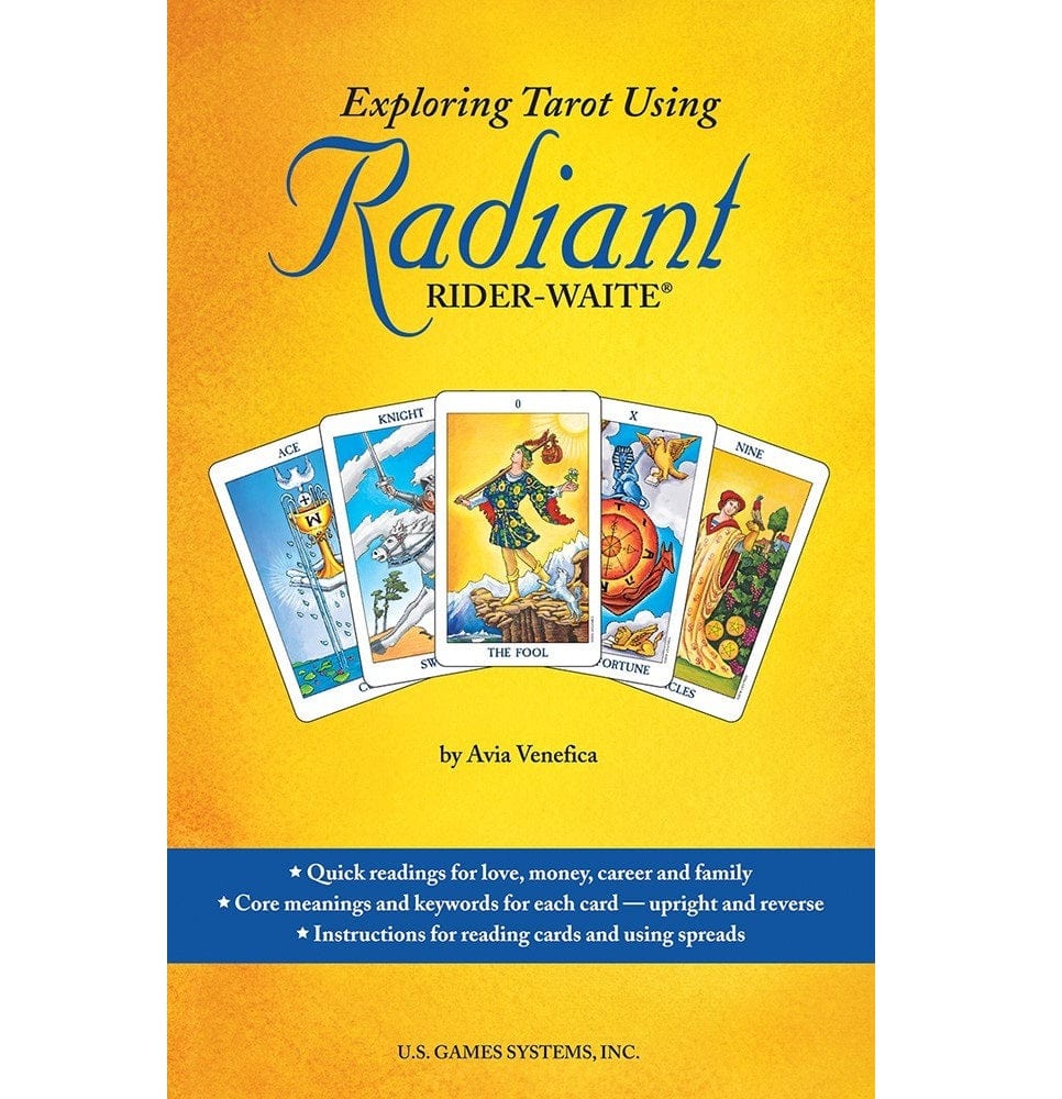 Radiant Rider Waite Tarot Deck - Authentic Tarot Cards for Beginners & Professionals | Perfect for Divination, Meditation & Spiritual Guidance