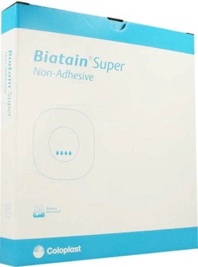 Biatain Super Non-Adhesive Wound Dressing | Advanced Absorbent Foam for Chronic Wounds | Ideal for Pressure Ulcers, Diabetic Foot & Post-Surgical Care
