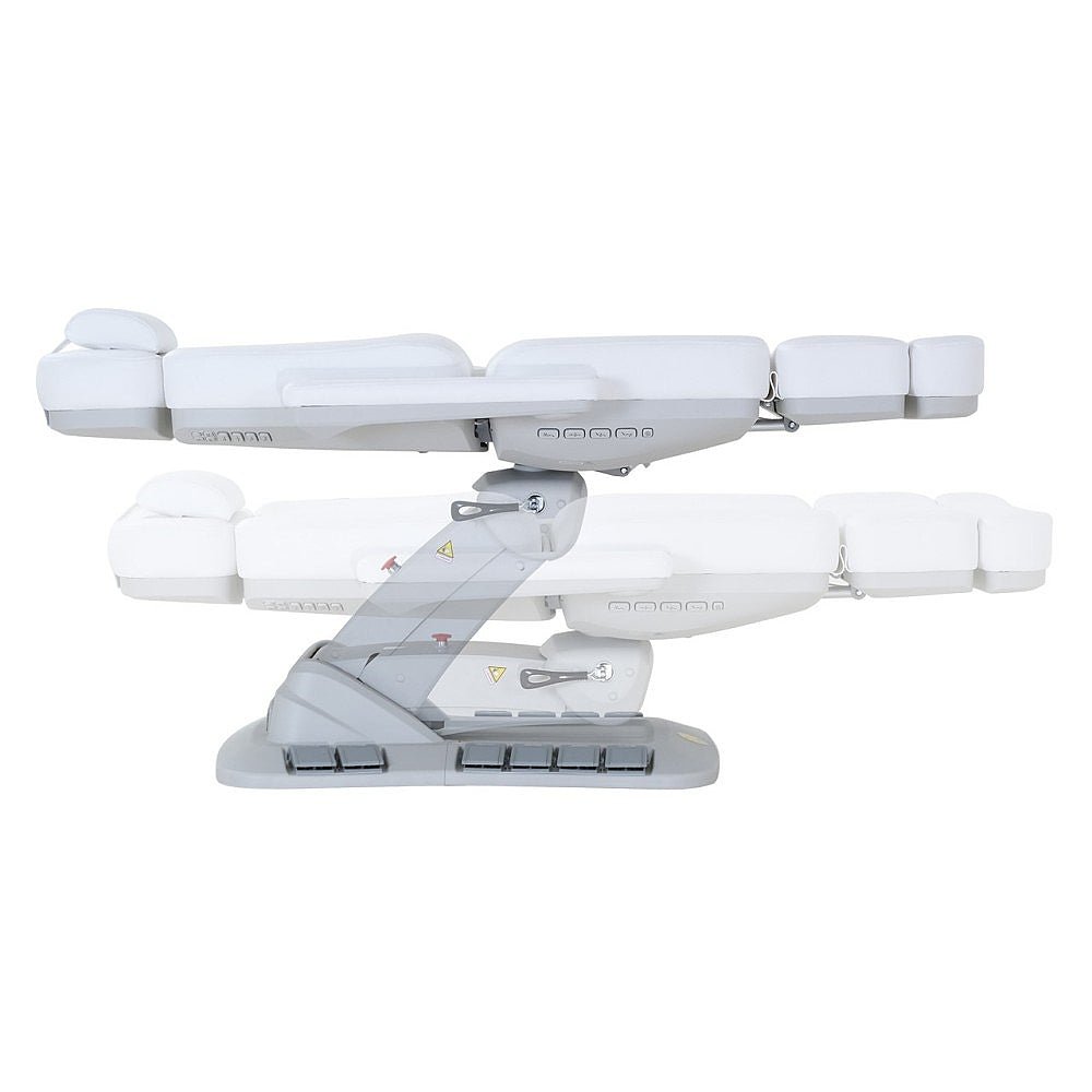 SilverFox 2246EBN Electric 4-Motor Professional Facial Bed with Memory Function - Adjustable Esthetician Chair for Spa & Salon Treatments, Includes Hand Remote, Paper Holder & Foot Cover Package - Perfect for Facials, Massage & Skin Care Procedures