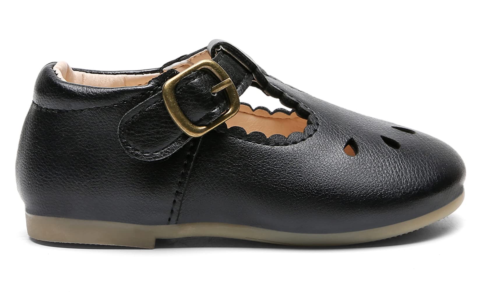 DADAWEN Girls Mary Jane Shoes - Classic School Uniform Flats for Dress & Formal Occasions - Perfect for School, Church, and Special Events