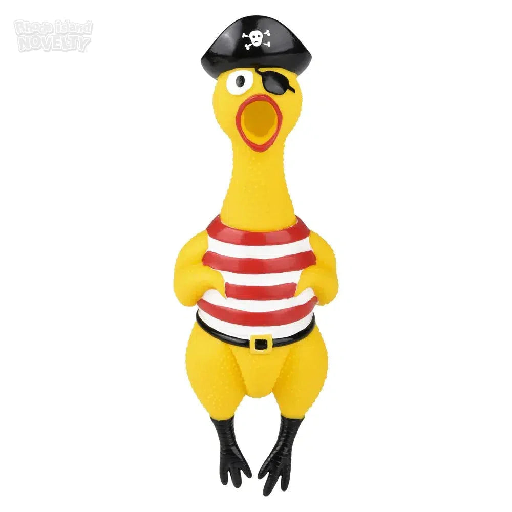 9.5 Inch Big Rubber Chicken Toy - Squeeze & Squeak Fun for Kids, Gag Gift for Pranks and Parties - Perfect for Jokes, Gifts, and Stress Relief