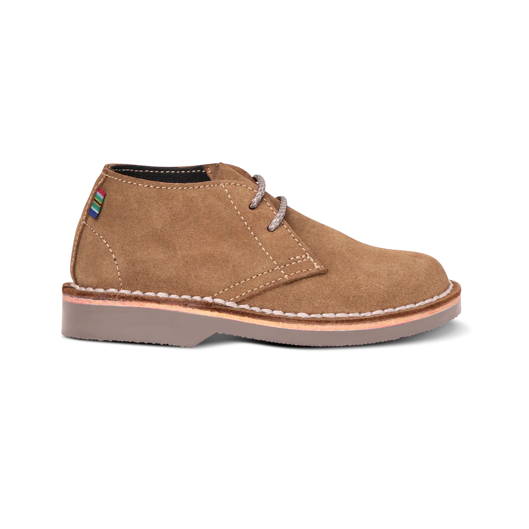 Veldskoen Kids Robbie the Rhino Shoes - Grey Sole Comfortable Leather Slip-Ons for Boys & Girls | Perfect for School, Play & Outdoor Adventures