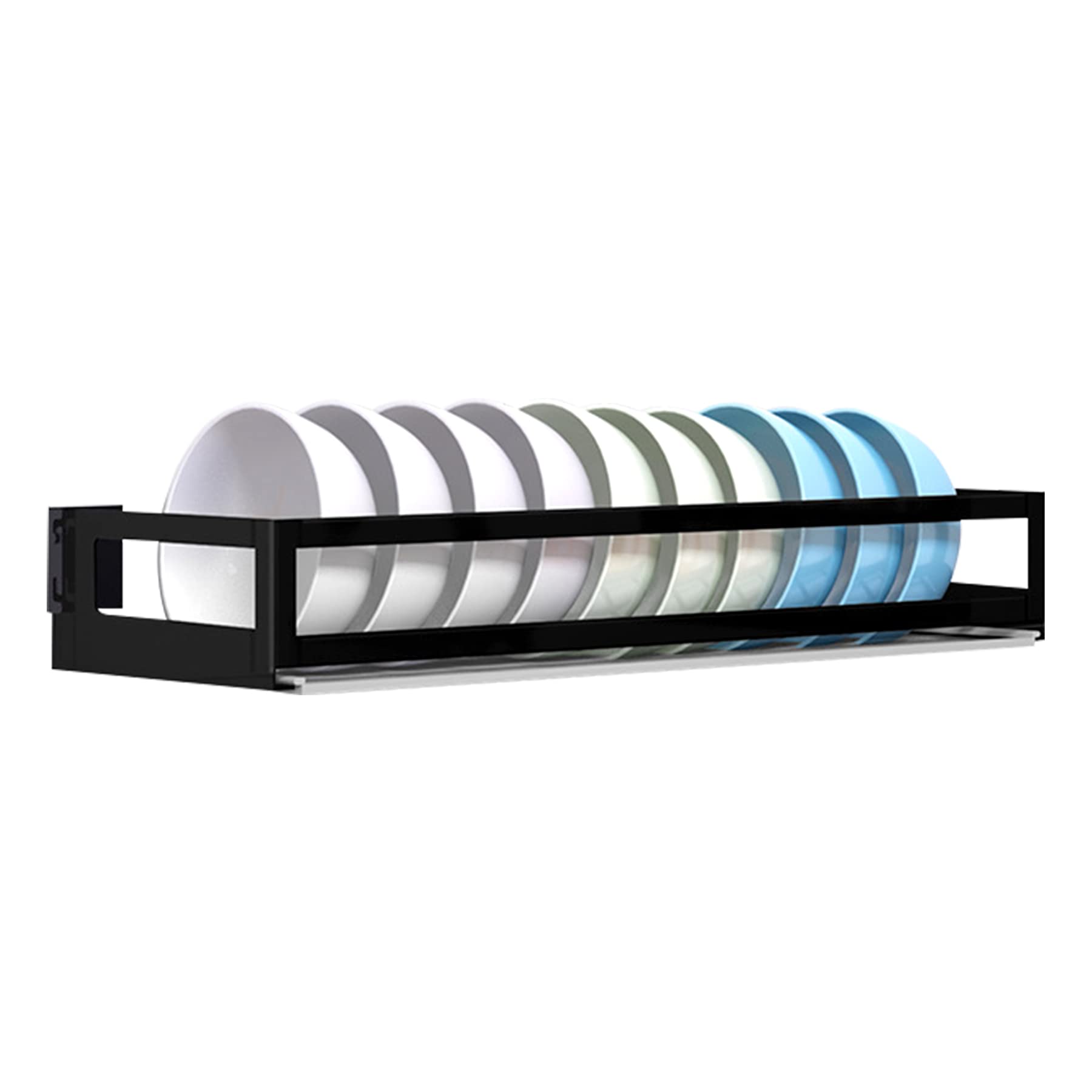 Wall Mounted Kitchen Organizer & Storage Rack - Space Saving Pot Lid Holder, Pan Organizer & Utensil Storage for Spices, Silverware, Cutting Boards & Bowls | Perfect for Small Kitchens & Apartment Cooking