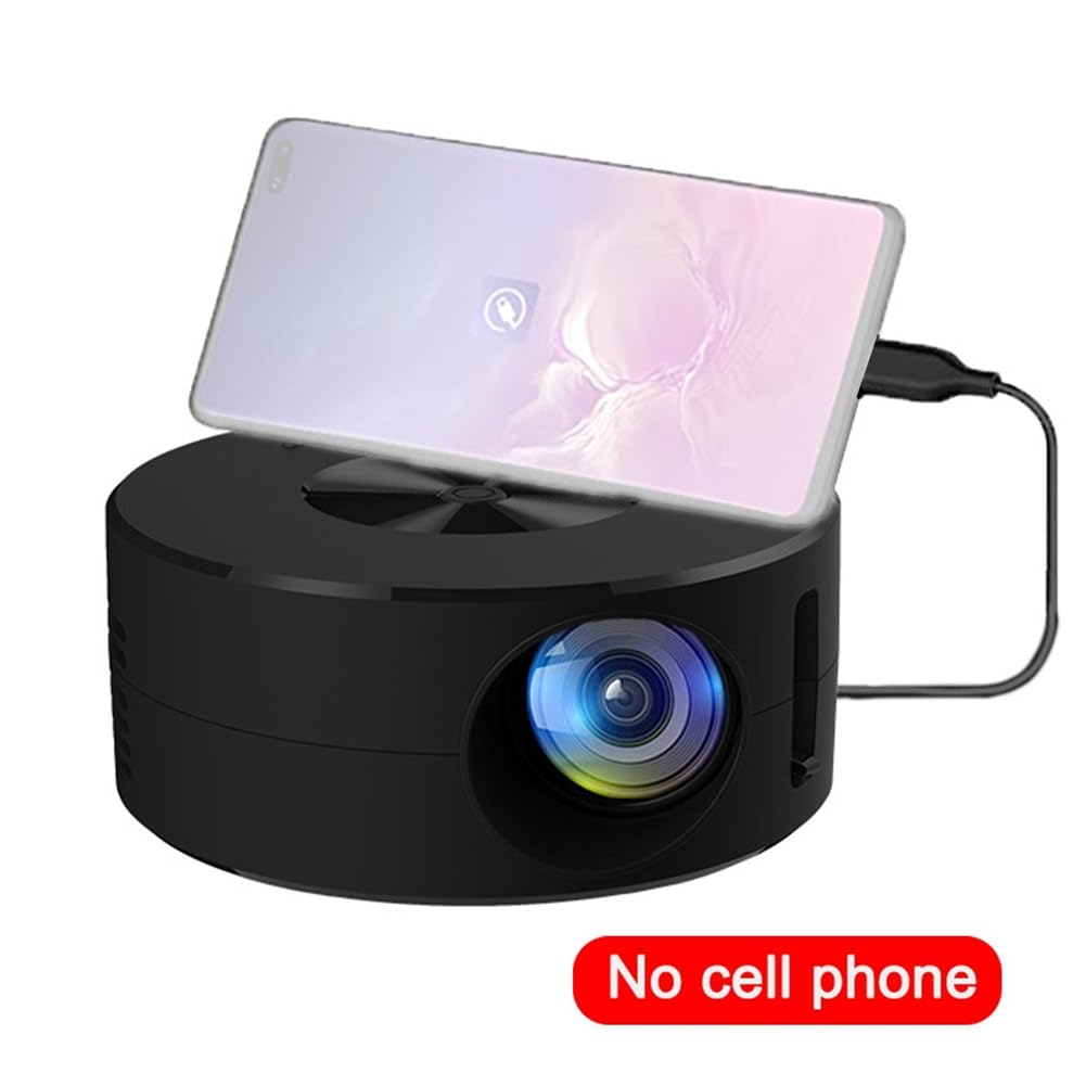 CRAKES YT200 Portable Mini LED Projector - 1080P HD Video Projector for Kids, Home Theater, Outdoor Movies | Compact & Lightweight for Travel, Camping, and Classroom Use