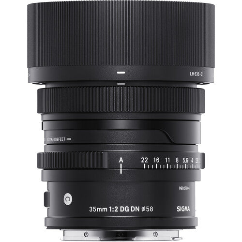 Sigma 35mm f/2 DG DN Contemporary Lens for Sony E Mount & Leica L - Full Frame Mirrorless Camera - Perfect for Street Photography, Travel & Low Light Shooting