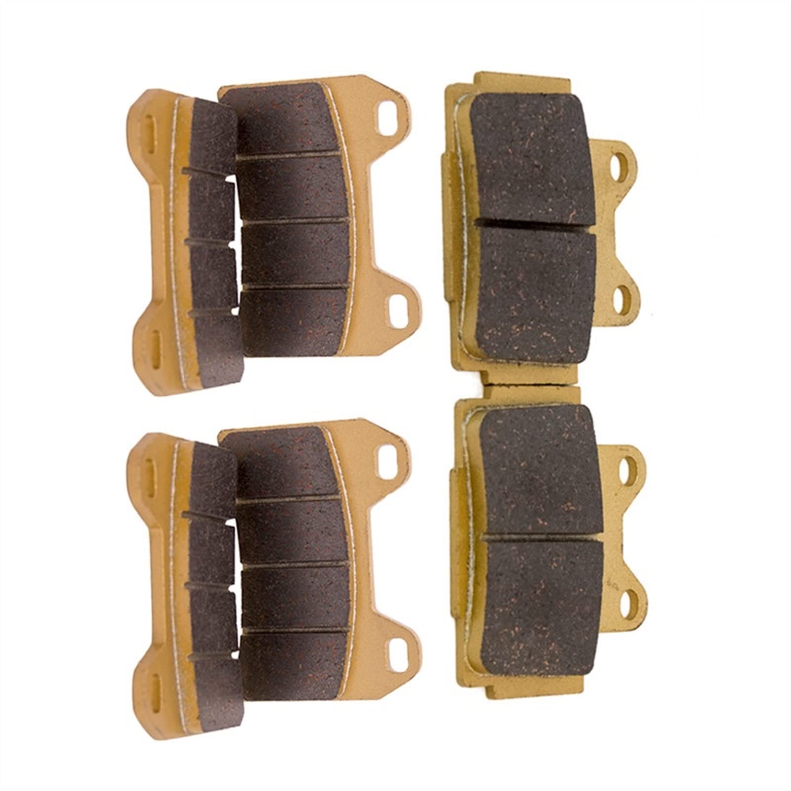 High-Performance Motorcycle Brake Pads Set - Front & Rear Compatible with Yamaha FZ400 (4YR1) 1996 Models | Durable Friction Material for Smooth Stopping | Ideal for Street Riding, Commuting & Daily Use