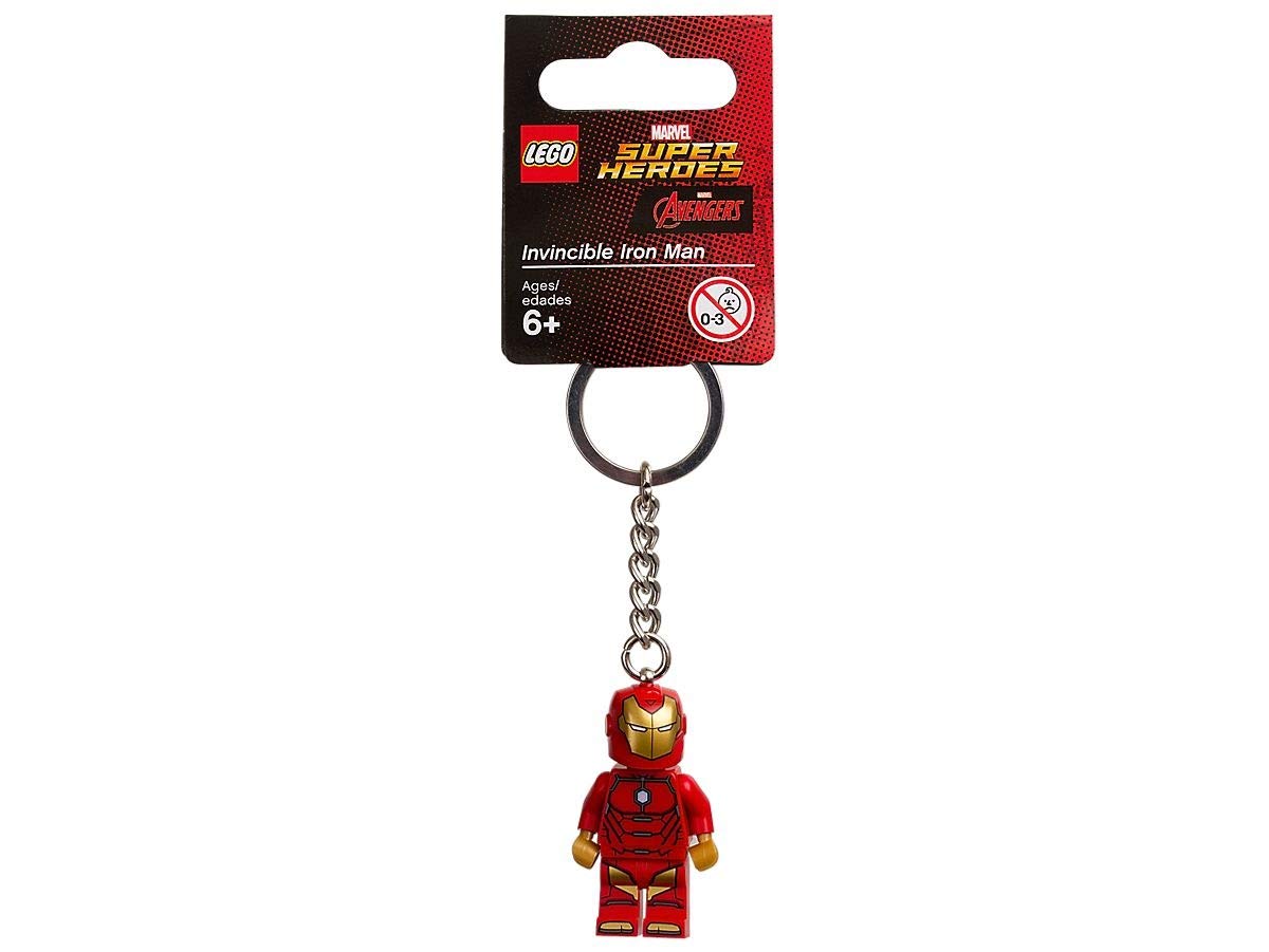 LEGO 853706 Marvel Super Heroes Invincible Iron Man Keychain - Official Collectible Key Ring for Marvel Fans, Gifts & Everyday Carry