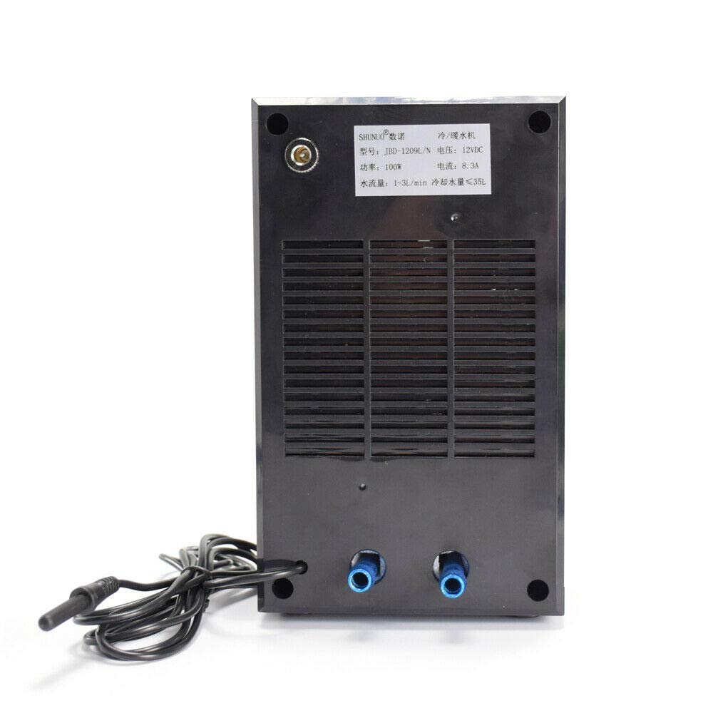 DYRABREST 35L 100W Aquarium Water Chiller - Fish Tank Thermostat Cooling System for Freshwater & Saltwater Tanks - Includes Water Pump | Perfect for Shrimp Tanks, Reef Aquariums & Hydroponics