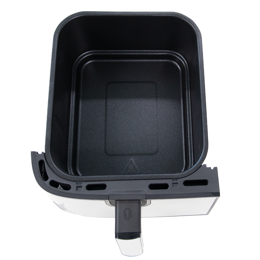 Tefal Easy Fry Dual Air Fryer Replacement Basket - Left Side (SS9100054598) | Silver | Perfect for Healthy Cooking & Quick Meals