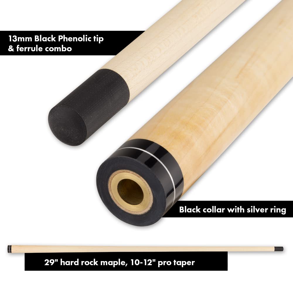 Premium 25oz Heavy Break Billiards Pool Cue Stick - Professional Action Cue for Powerful Breaks - Perfect for Tournaments, Bars & Home Game Rooms