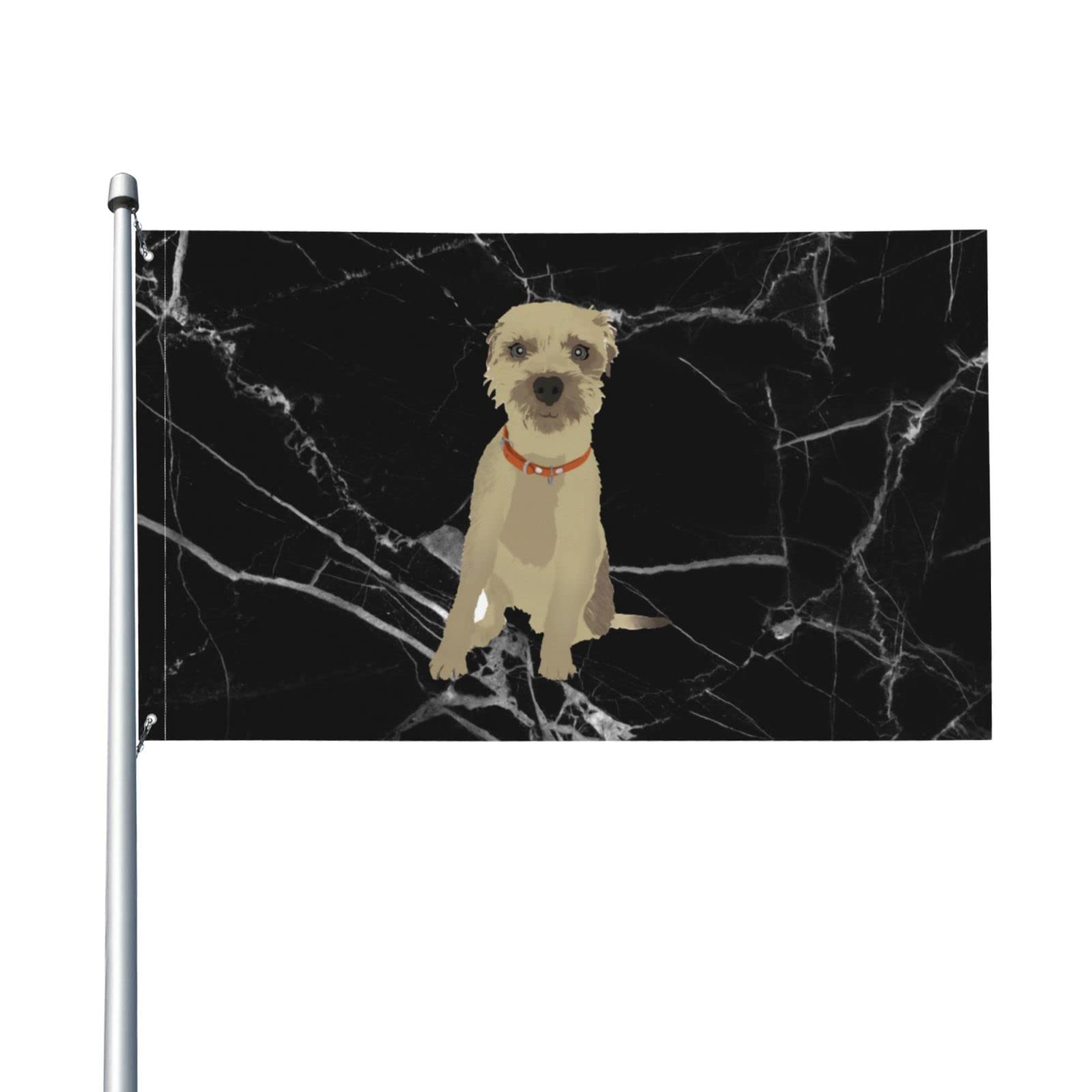 Funny Border Terrier Garden Flag - 3x5ft Outdoor Yard Banner for Home Decor | Perfect for Patio, Lawn & Seasonal Celebrations