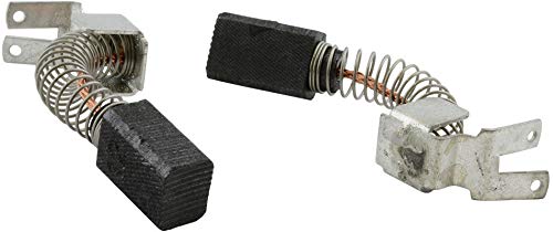 Metabo Grinder EW 7116S Replacement Carbon Brushes (CA-07-15200) - 0.25x0.31x0.47 Inch with Spring, Cable & Connector - Compatible with Part #34301067 - Perfect for Power Tool Maintenance & Professional Woodworking