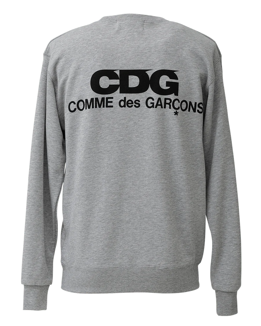 CDG Crew Neck Sweatshirt - Preorder Now | Comfortable & Stylish Unisex Pullover for Casual Wear & Street Fashion
