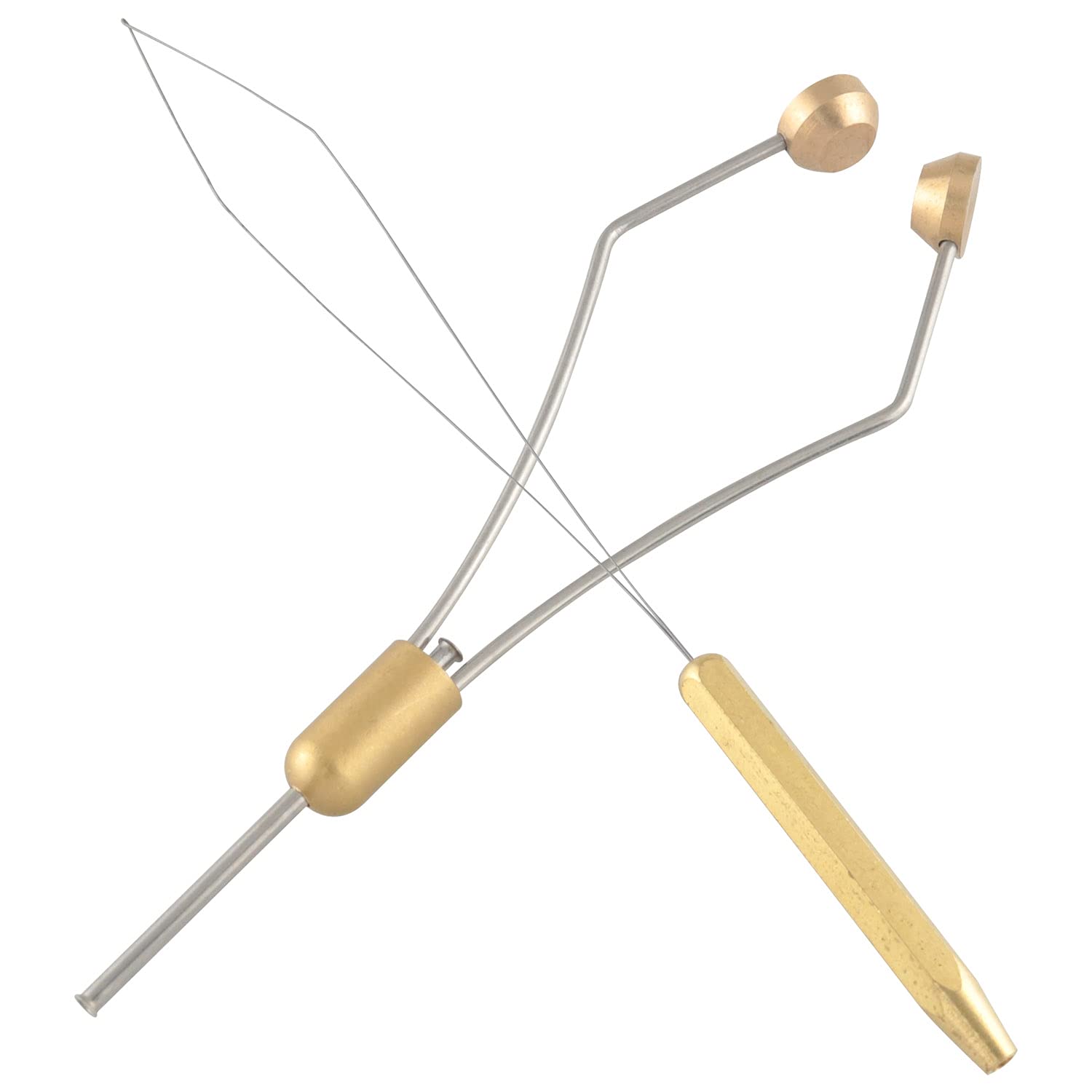 Premium Fly Fishing Bobbin & Wire Threader Tool - Bullet Head Spool Holder for Fly Tying with Half Hitch Feature | Perfect for Trout, Salmon & Bass Fishing Gear | DIY Fly Tying Accessories Kit for Anglers