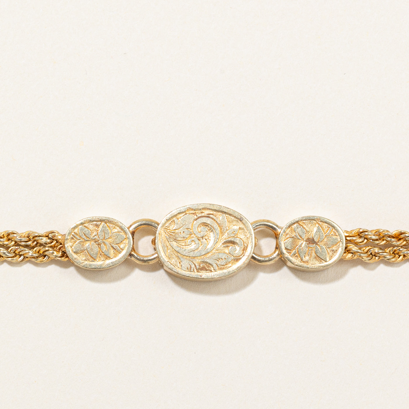 15K Yellow Gold Rope Chain Bracelet for Women - 8 Inch Adjustable Length | Elegant Jewelry Gift for Birthday, Anniversary & Special Occasions