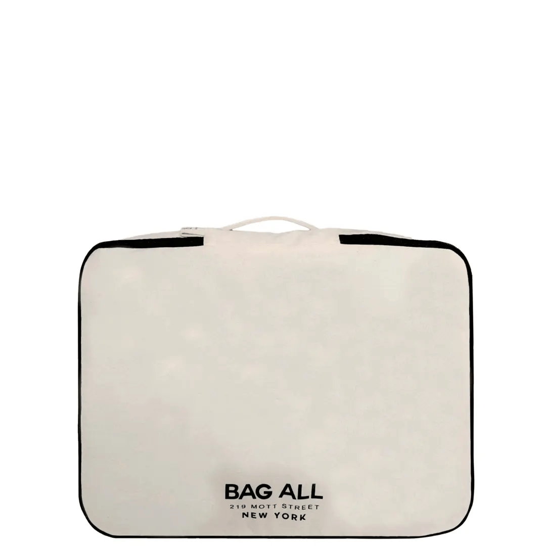 Premium Large Packing Cubes Set - Double Sided Travel Organizers with Cream Color - Perfect for Suitcase Organization & Business Trips