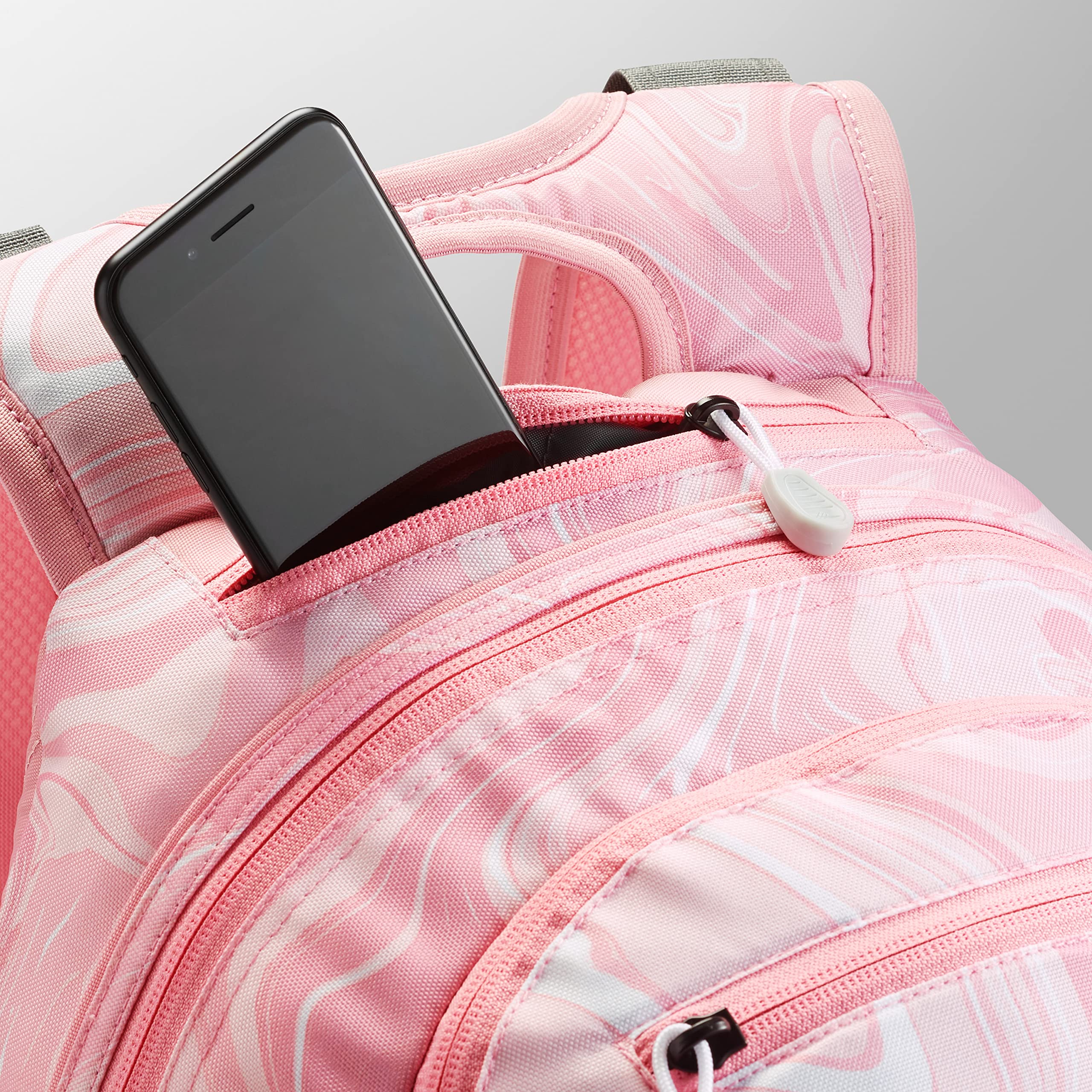 High Sierra Loop Backpack - Durable Travel & Work Backpack with Tablet Sleeve, One Size, Pink Marble Bubblegum - Perfect for School, Hiking & Commuting