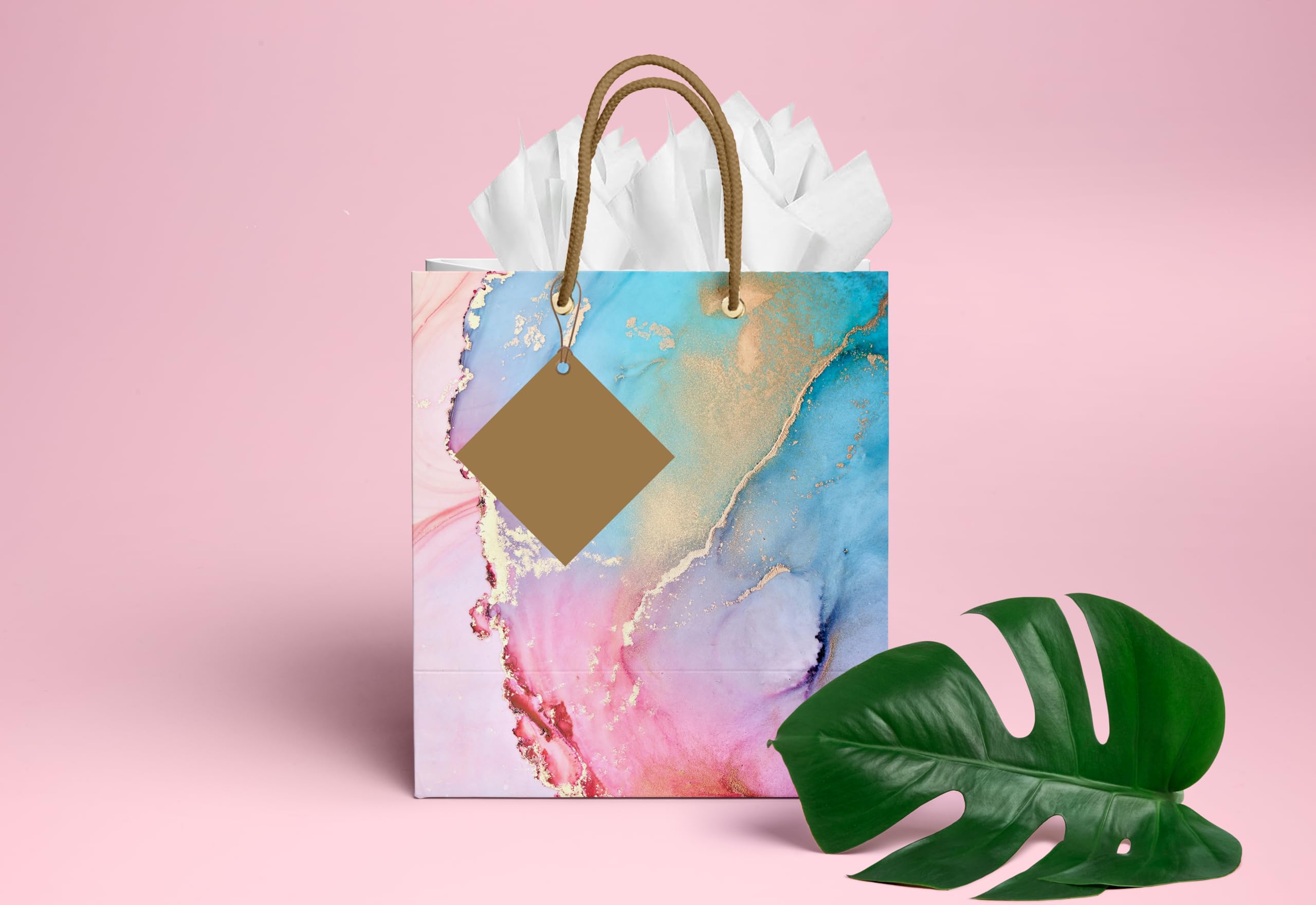 Sainet™ Gift Bags with Thank You Card - Pack of 5 for Party Favors