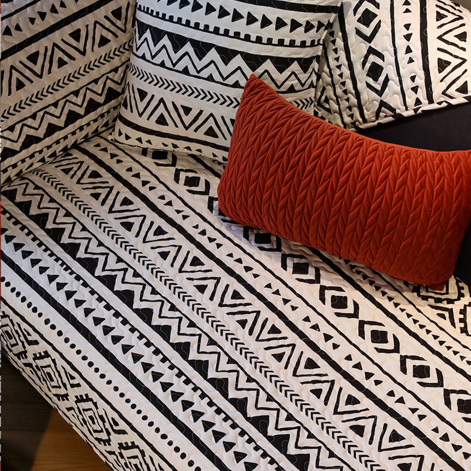 U-Shaped Elastic Couch Slipcover - Breathable Cotton Sofa Cover with Stain Protection for Sectional Couches - Perfect for Living Room, Home Decor & Furniture Protection