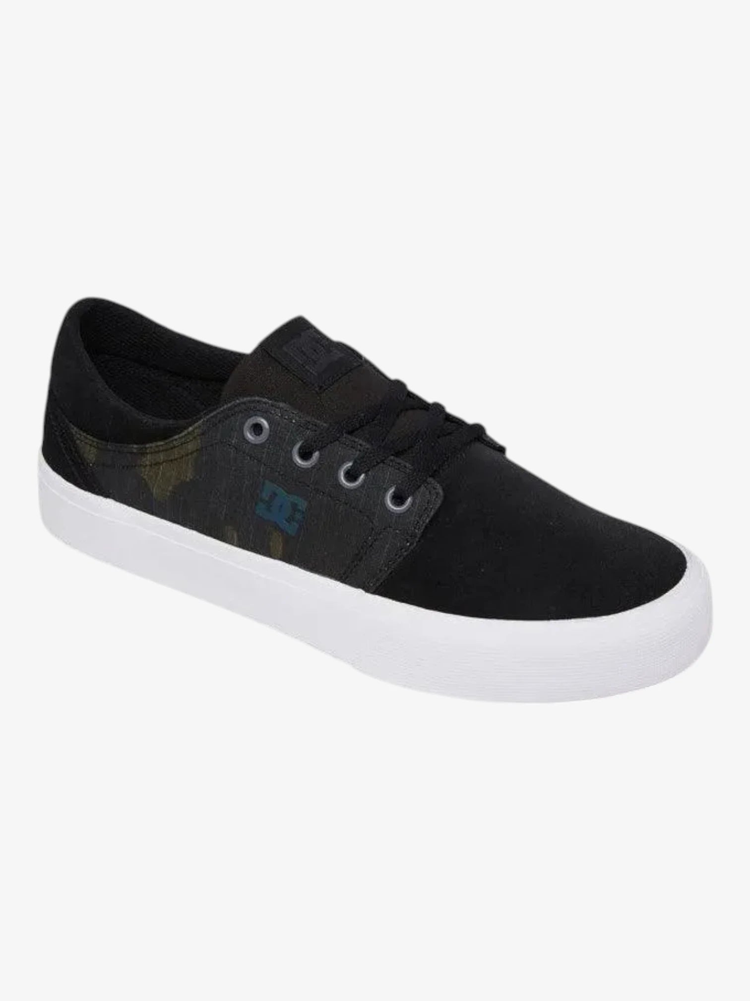 DC Trase SD Sneakers - Black Camouflage | Men's Skate Shoes for Streetwear & Casual Wear