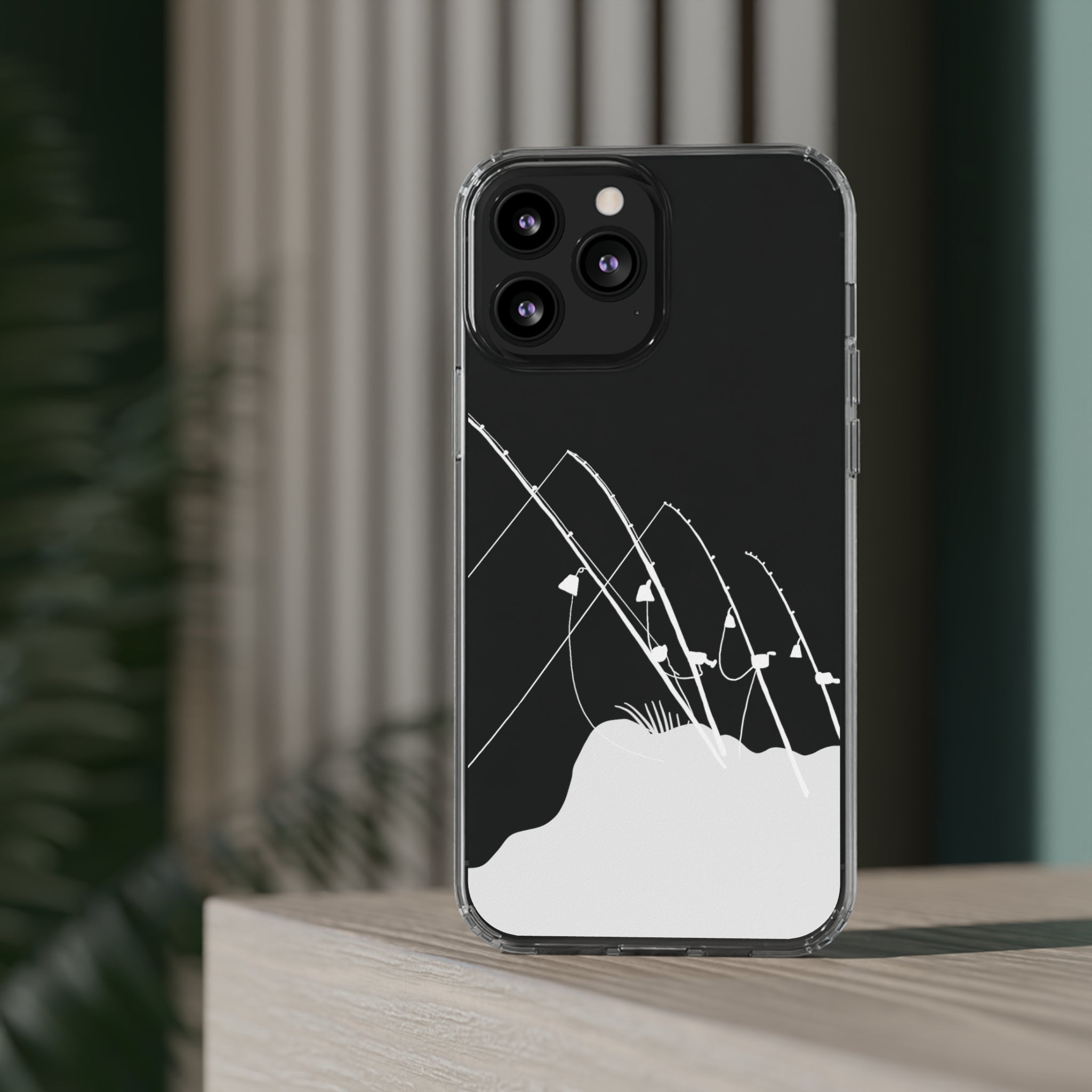 Gone Fishing Clear Phone Case - Durable Protective Cover for iPhone & Samsung - Perfect for Outdoor Activities, Fishing Trips & Daily Use