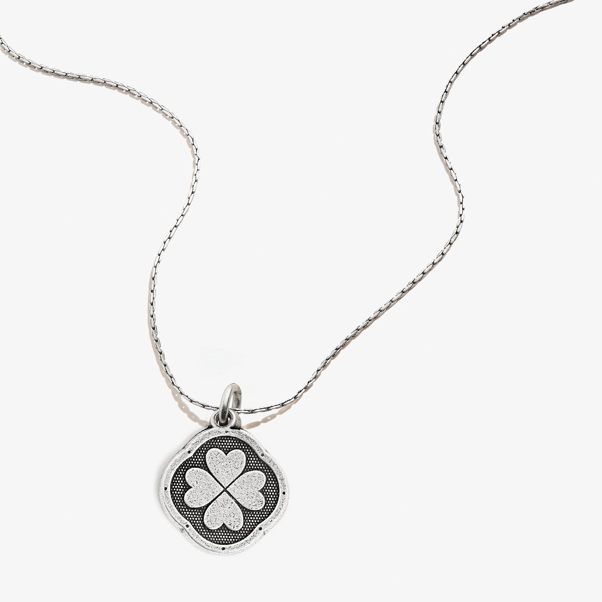Four Leaf Clover 'Sweet Serendipity' Sterling Silver Necklace - Lucky Charm Jewelry for Women, Perfect Gift for Birthday & St. Patrick's Day