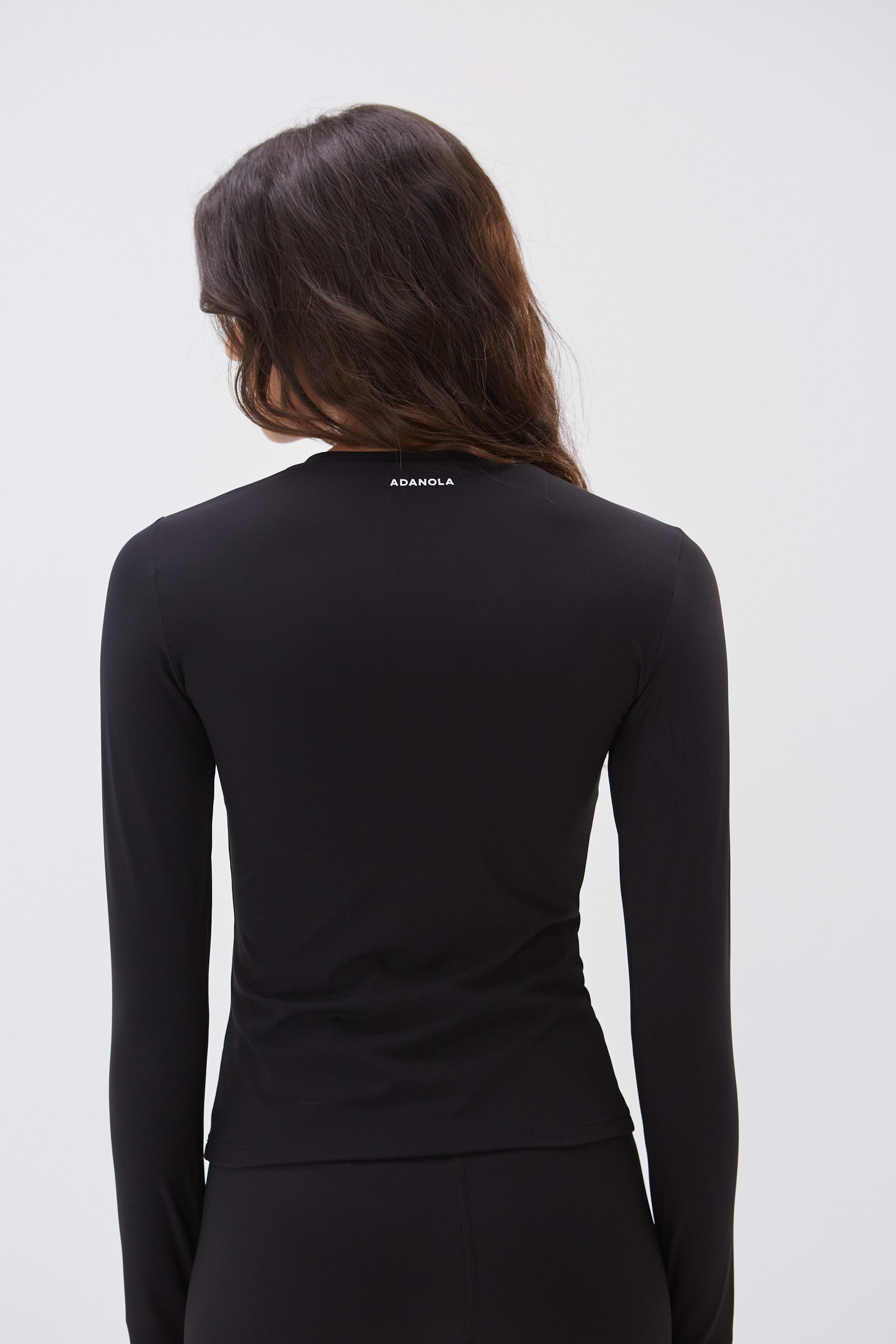 Premium Long Sleeve Women's Tops - Soft Comfortable Stretchable Black Shirt for Casual Wear, Work & Layering