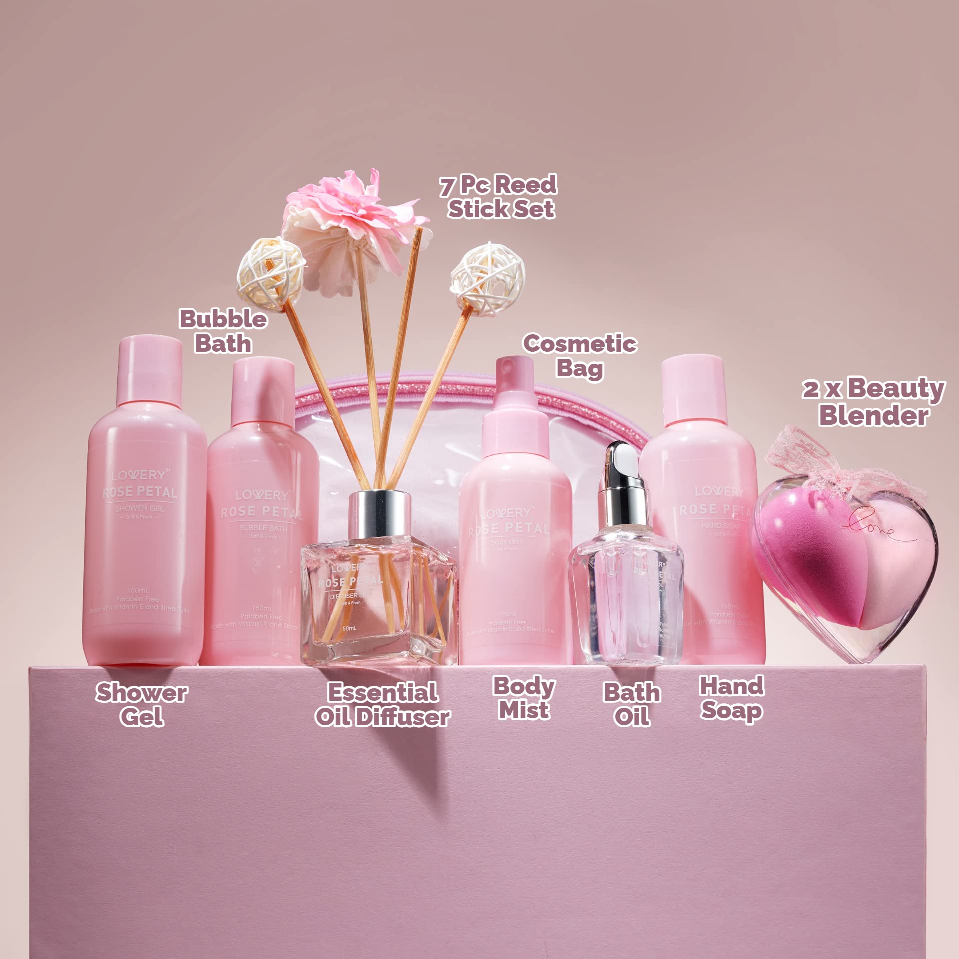 Best Birthday Gifts for Women - Spa Gift Basket Set for Mom, Sister & Best Friend | Unique Relaxing Birthday & Mother's Day Present Ideas | Perfect for Self-Care, Home Spa Days & Special Occasions
