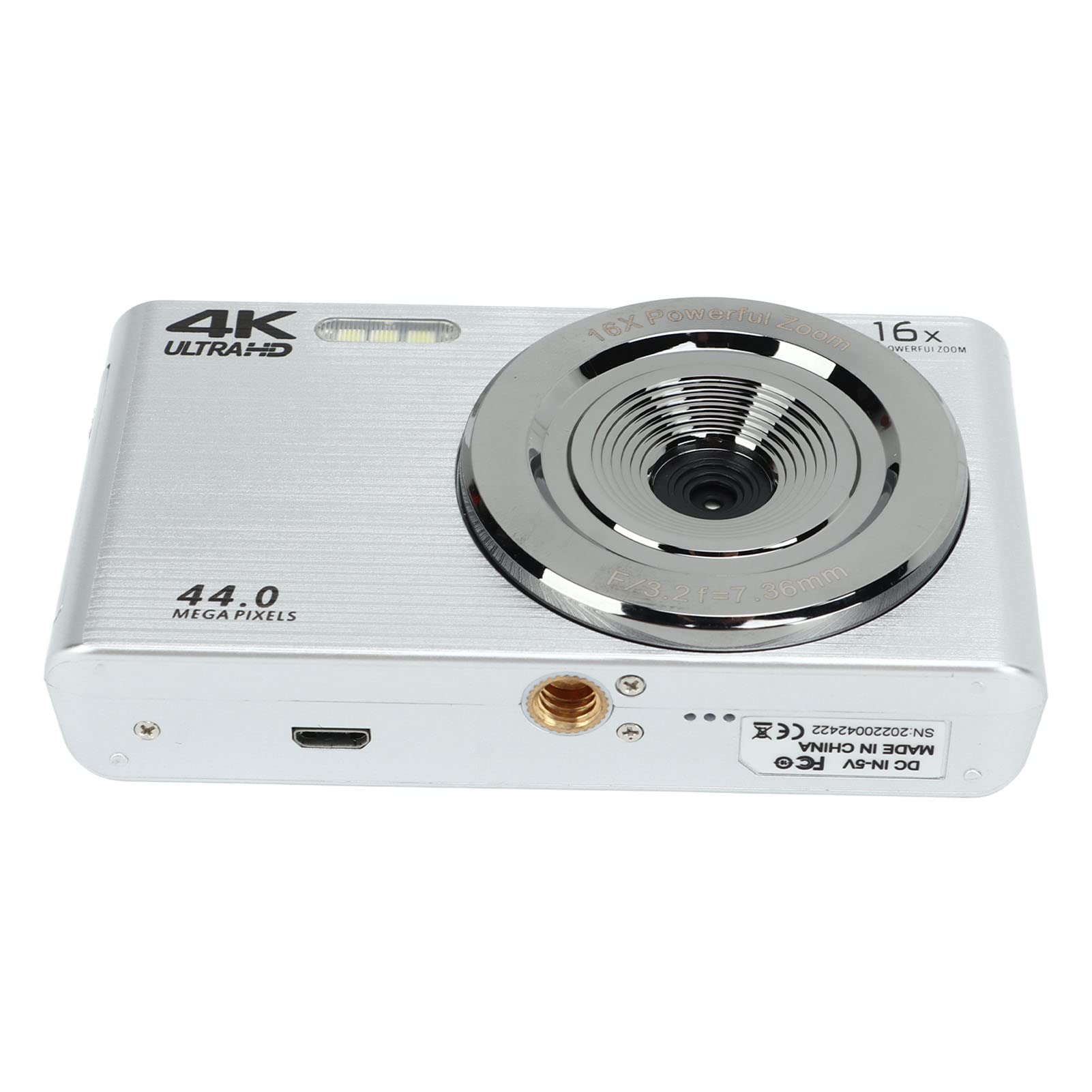 4K 44MP Digital Video Camera with 2.8