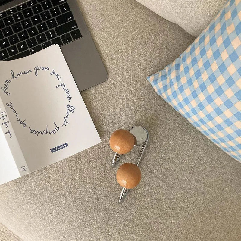 Eames Dot Magnetic Hooks - Strong Neodymium Wall Hooks for Kitchen, Bathroom, Office - Space Saving Organizer for Keys, Towels, Utensils & More