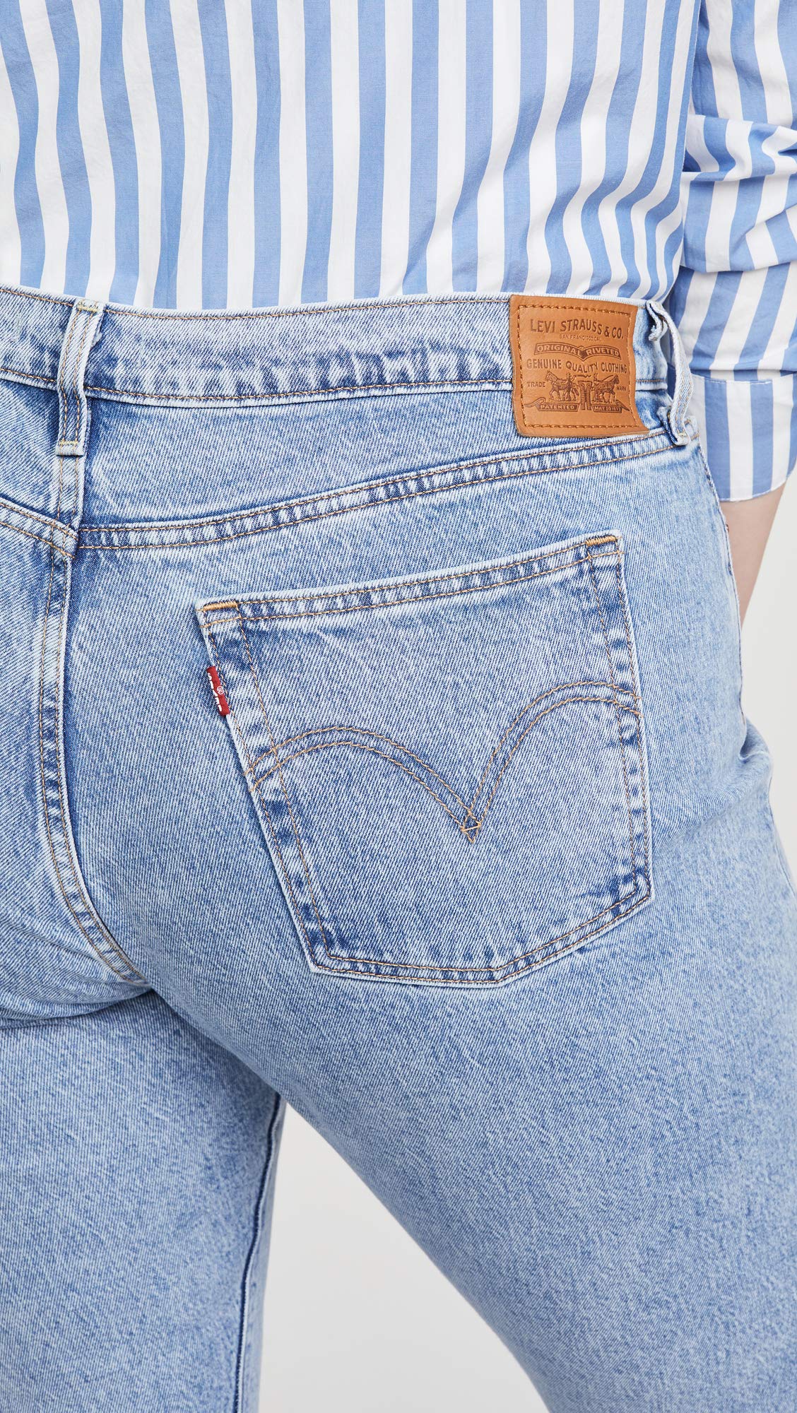 Levi's Women's Premium Wedgie Icon Fit High Waist Jeans - Vintage Denim Pants for Casual Wear & Everyday Outfits