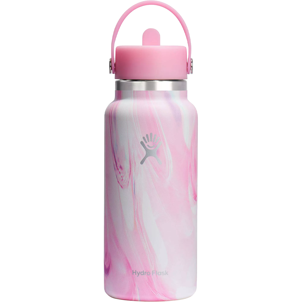 32 oz Wide Mouth Water Bottle with Flex Straw Lid - Leak Proof, BPA Free - Ideal for Gym, Hiking, Travel & Outdoor Activities
