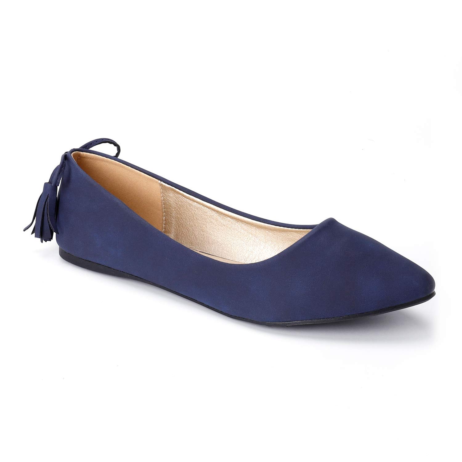 Trary Women's Loafers Slip On Flats - Comfortable Pointed Toe Tassel Dress Shoes for Office, Driving, Walking & Wedding | Perfect for Work, Travel & Special Occasions