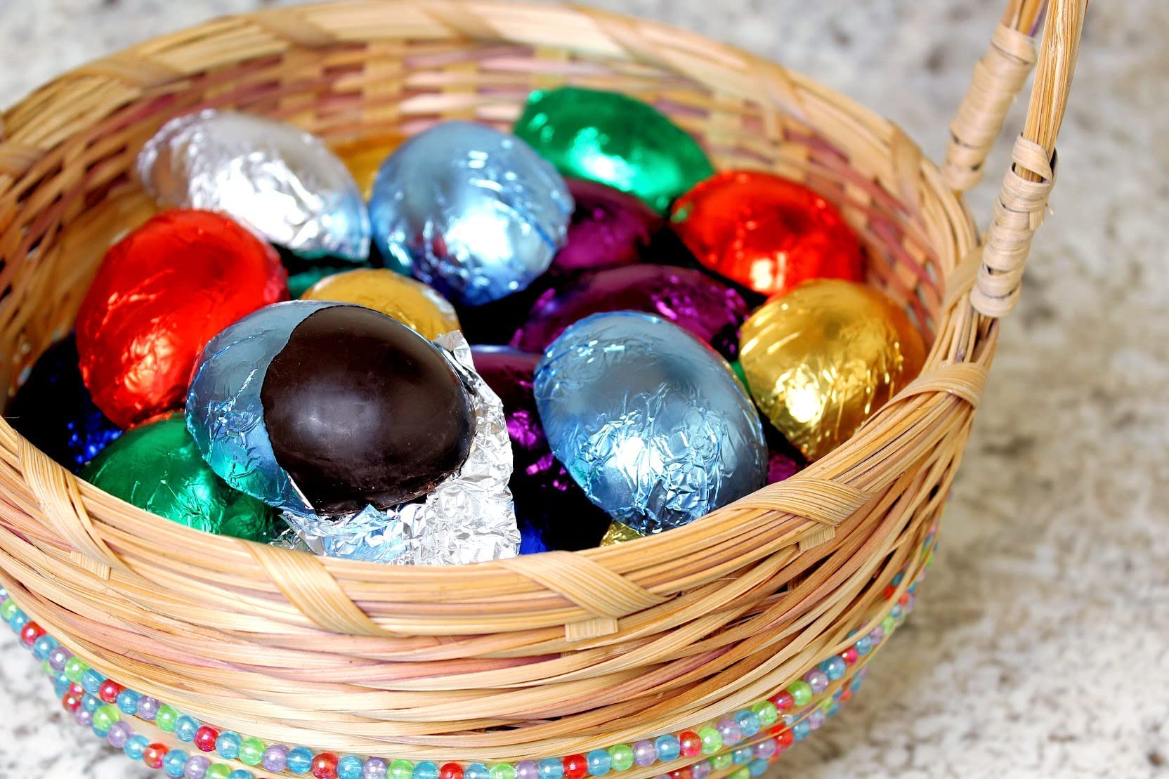 Belgian Dark Chocolate Easter Eggs - Butter Cream Filled - 6pc for Easter Baskets