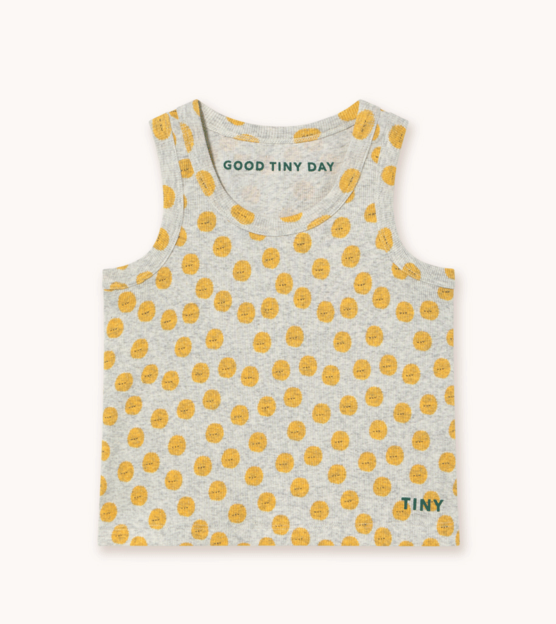Tinycottons Sun All Over Vest - Lightweight & Stylish Kids' Summer Vest for Outdoor Play, Beach & Park Adventures