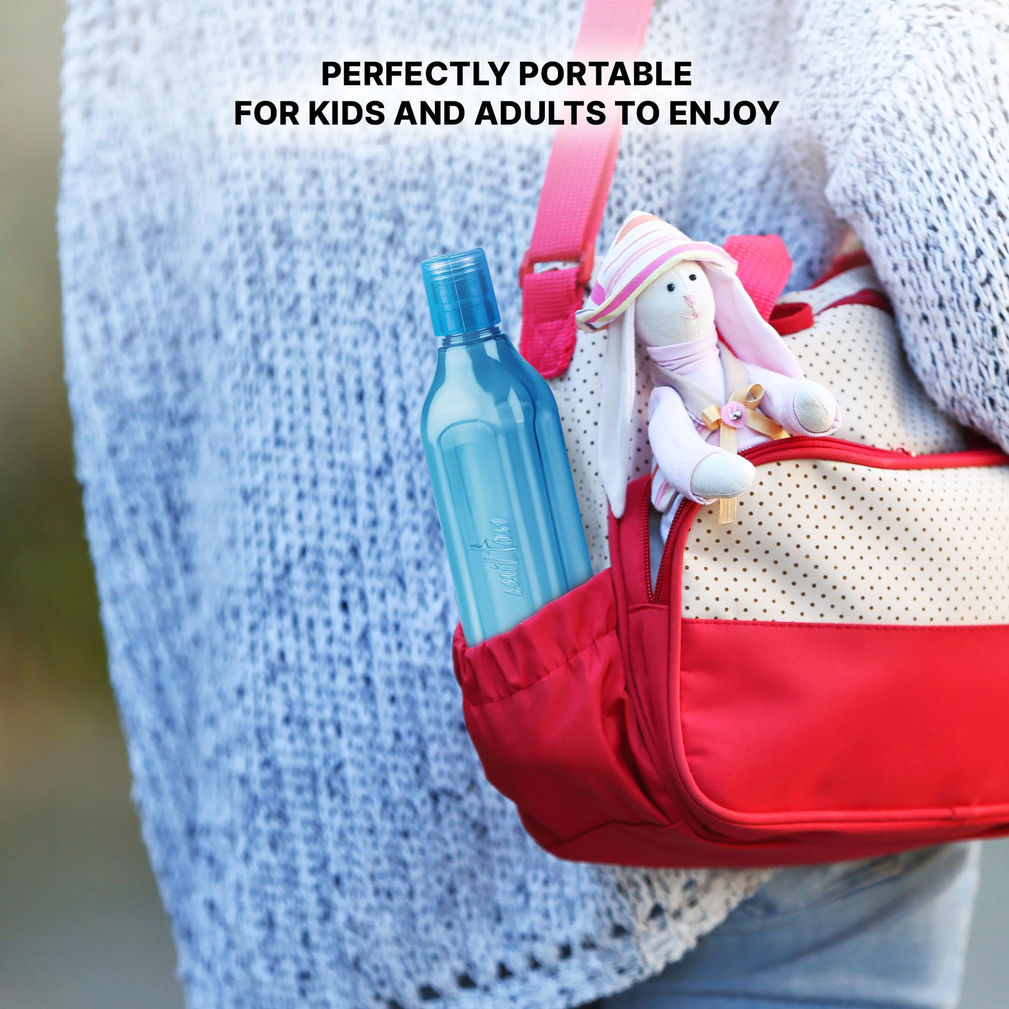 MILTON Prive 500 BPA-Free Pet Water Bottle 525ml - Leak Proof, Food Grade Reusable Water Bottle for Dogs & Cats | Perfect for Travel, Hiking, Gym & Home Use