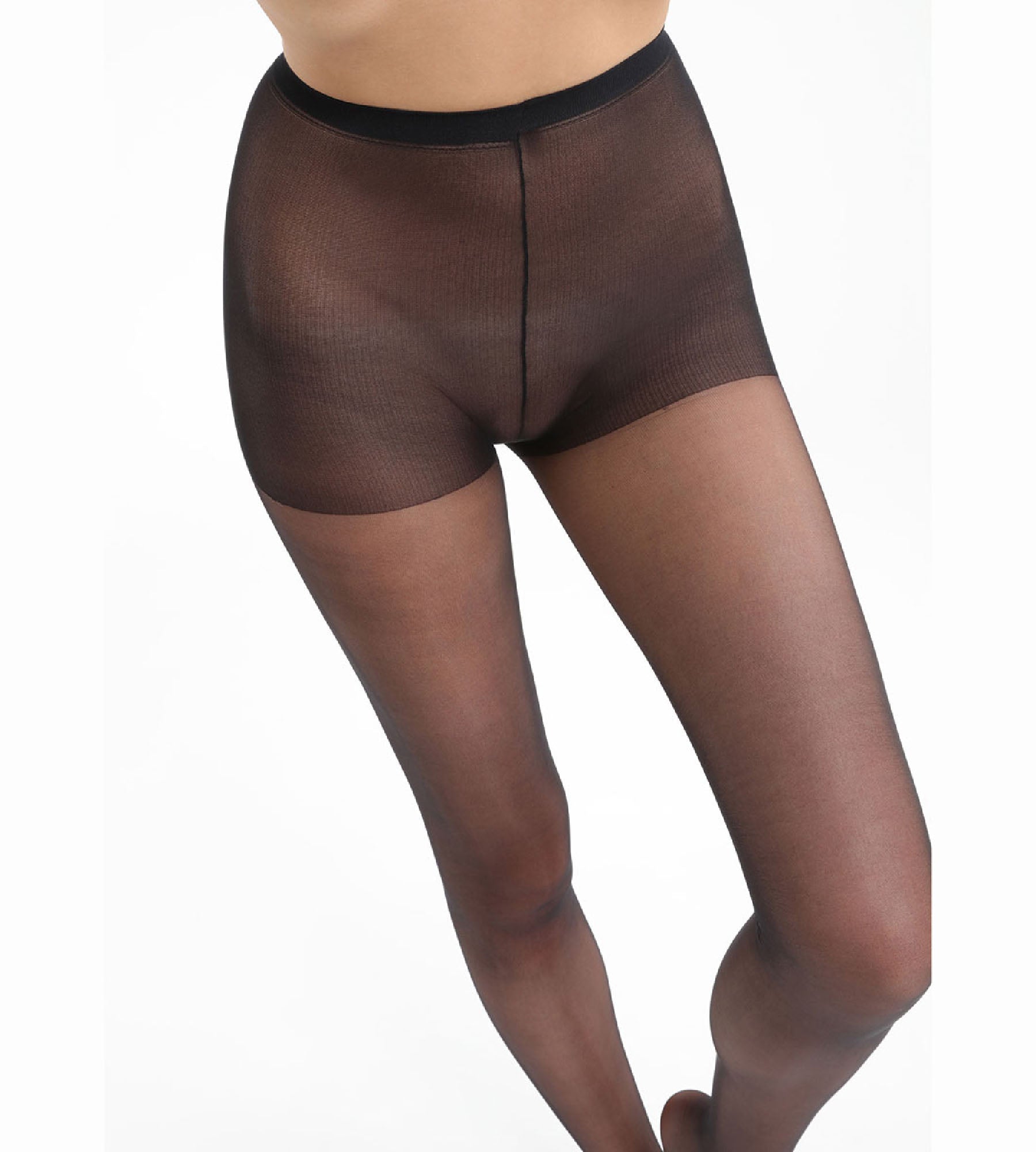 Shiny Black 15D Sheer Tights - Elegant & Comfortable for Everyday Wear, Parties & Special Occasions