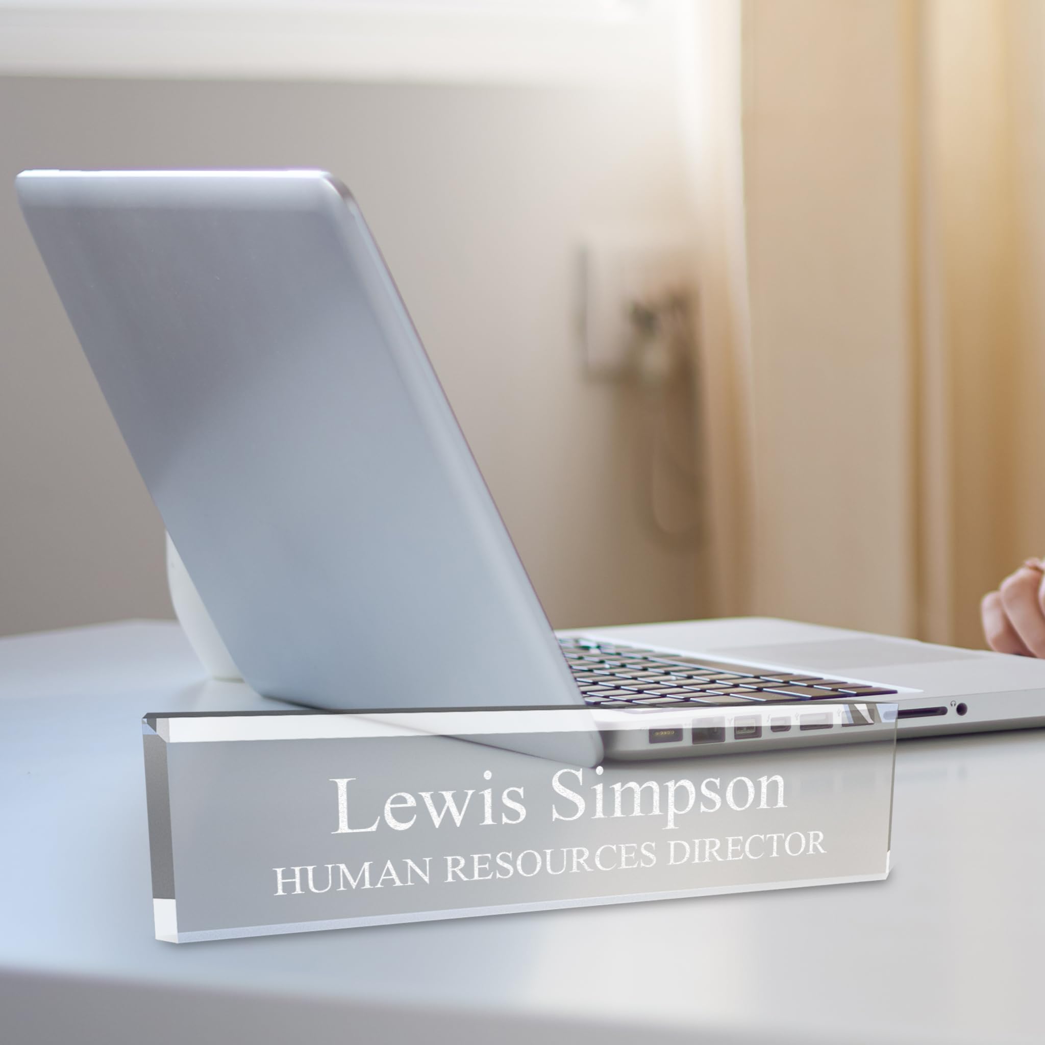 Personalized Acrylic Desk Name Plate 2