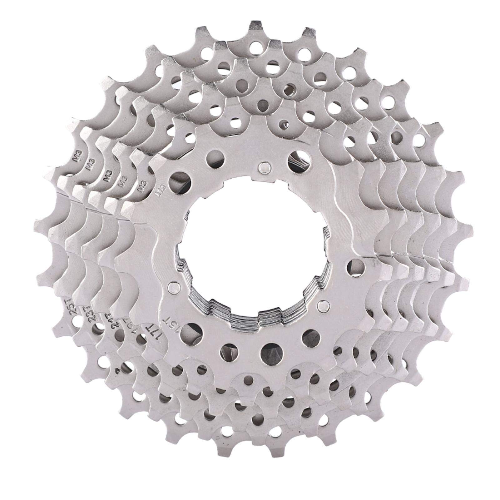 Yosoo 8 Speed Bicycle Cassette - 11-25T Anti-Rust Bike Sprocket for Road Bikes | Wear-Resistant & Non-Deformation Replacement Part | Perfect for Commuting, Training & Road Cycling