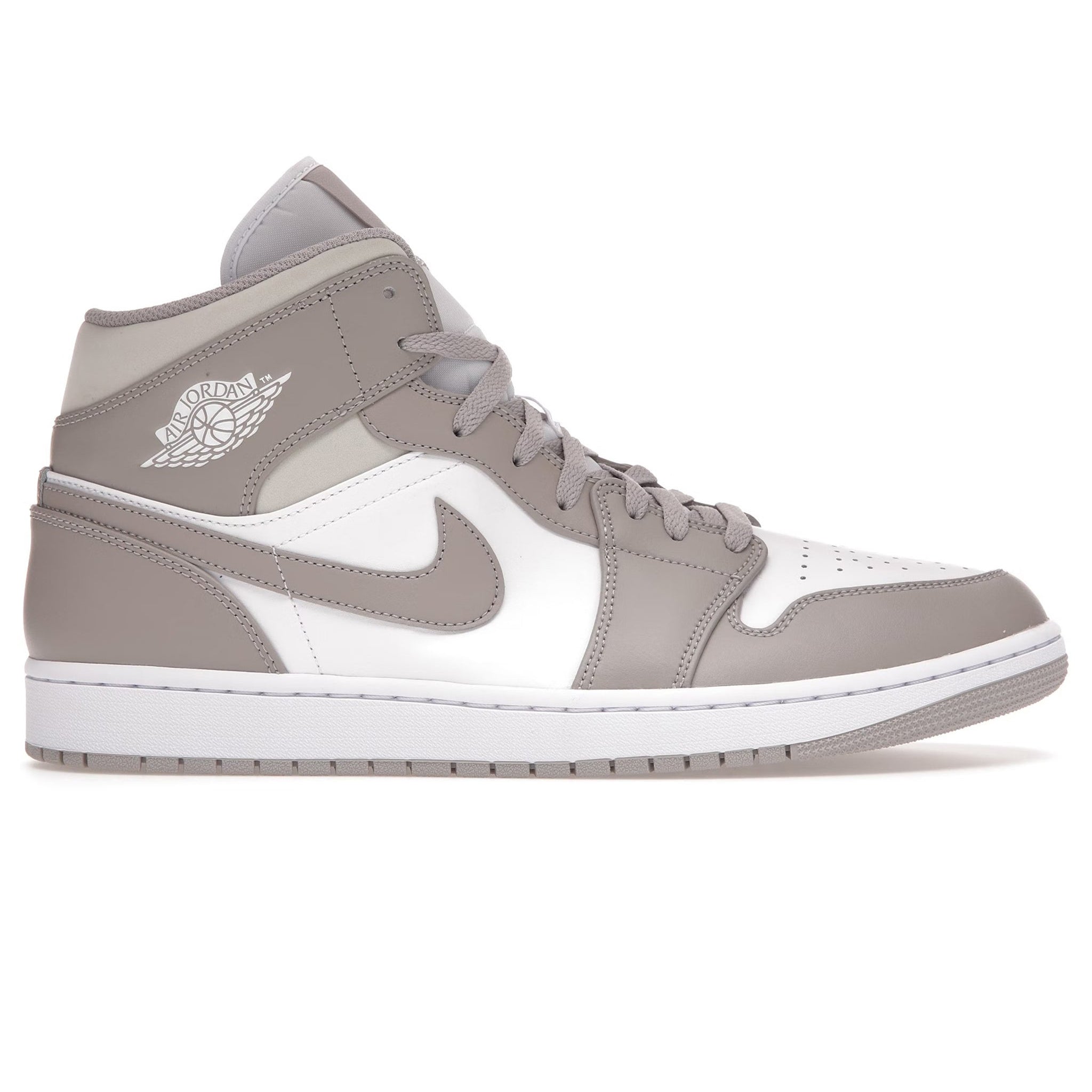 Air Jordan 1 Mid Linen Sneakers - Men's Basketball Shoes for Casual Wear & Street Style - Perfect for Everyday Fashion & Sports Activities