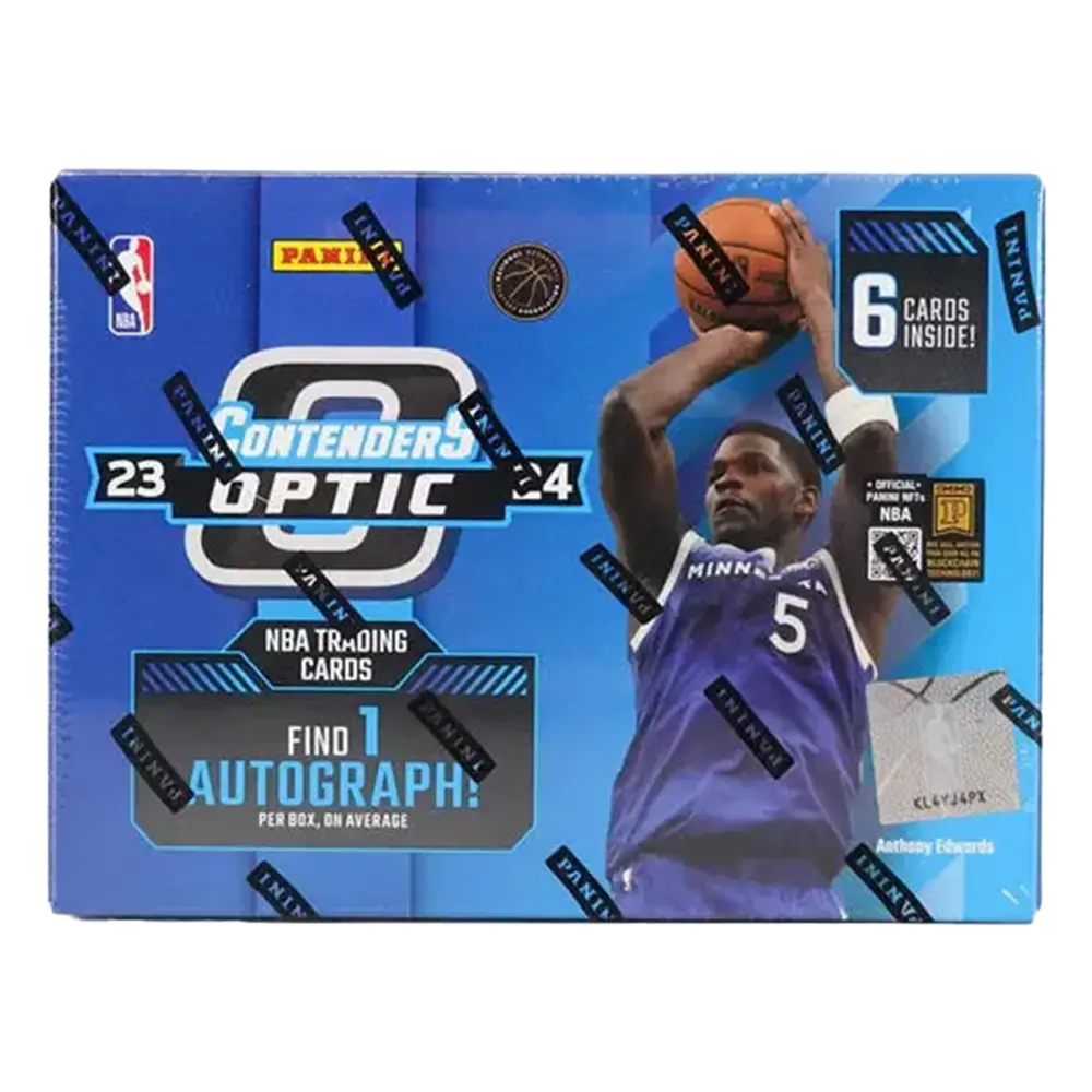 2023-2024 Panini Contenders Optic Basketball Hobby Box - Collectible Trading Cards for NBA Fans & Sports Memorabilia Collectors - Perfect for Card Shows, Investments, and Gift Giving
