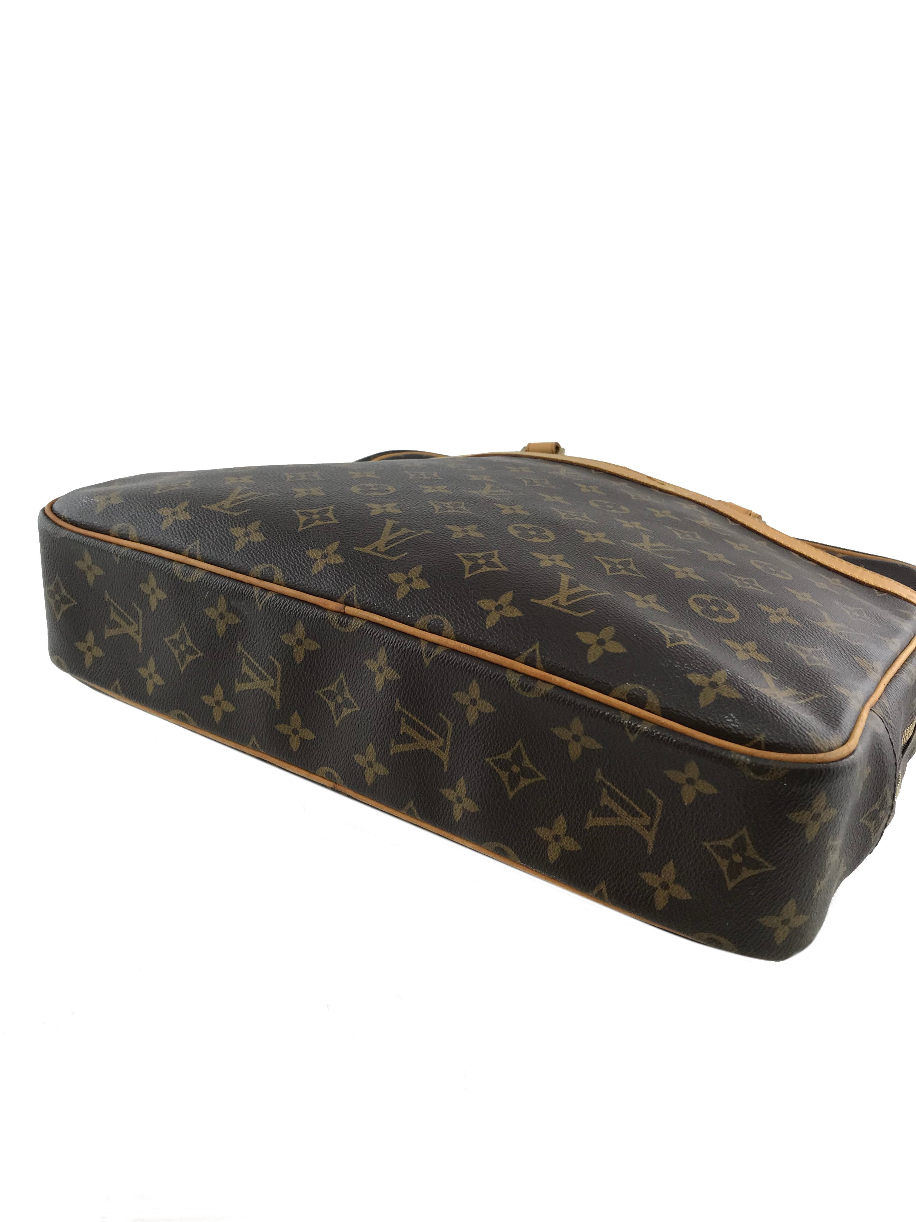 Authentic Louis Vuitton Monogram Canvas Porte Documents Pegase Briefcase - Luxury Business Travel Bag for Professionals & Executives - Perfect for Office, Meetings & Airplane Carry-On