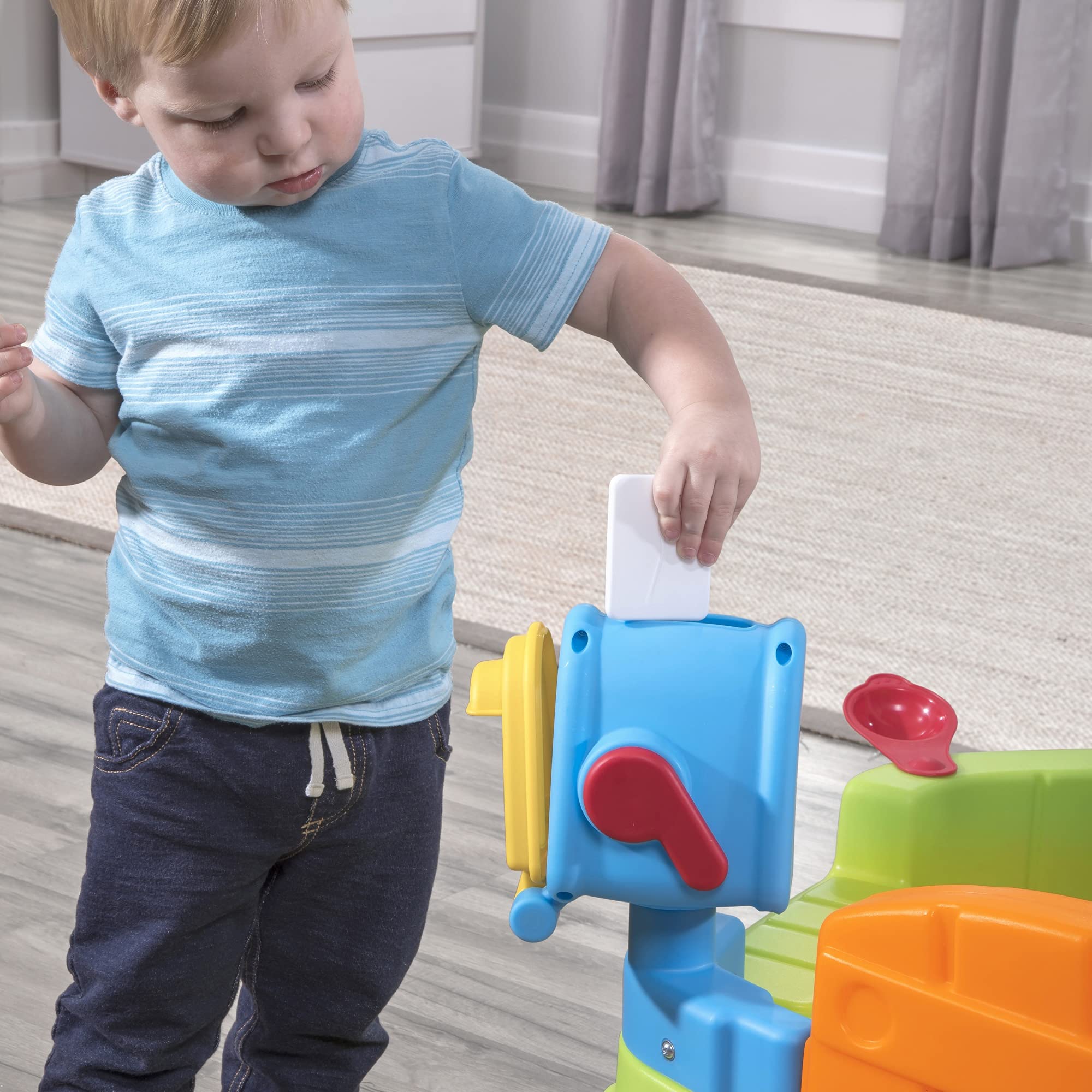 Step2 Toddler Corner Playhouse - Indoor & Outdoor Kids Play Gym with Toy Kitchenette & 15-Piece Accessories | Durable Plastic Playhouse for Toddlers 1+ Years | Perfect for Backyard, Playroom & Preschool Pretend Play